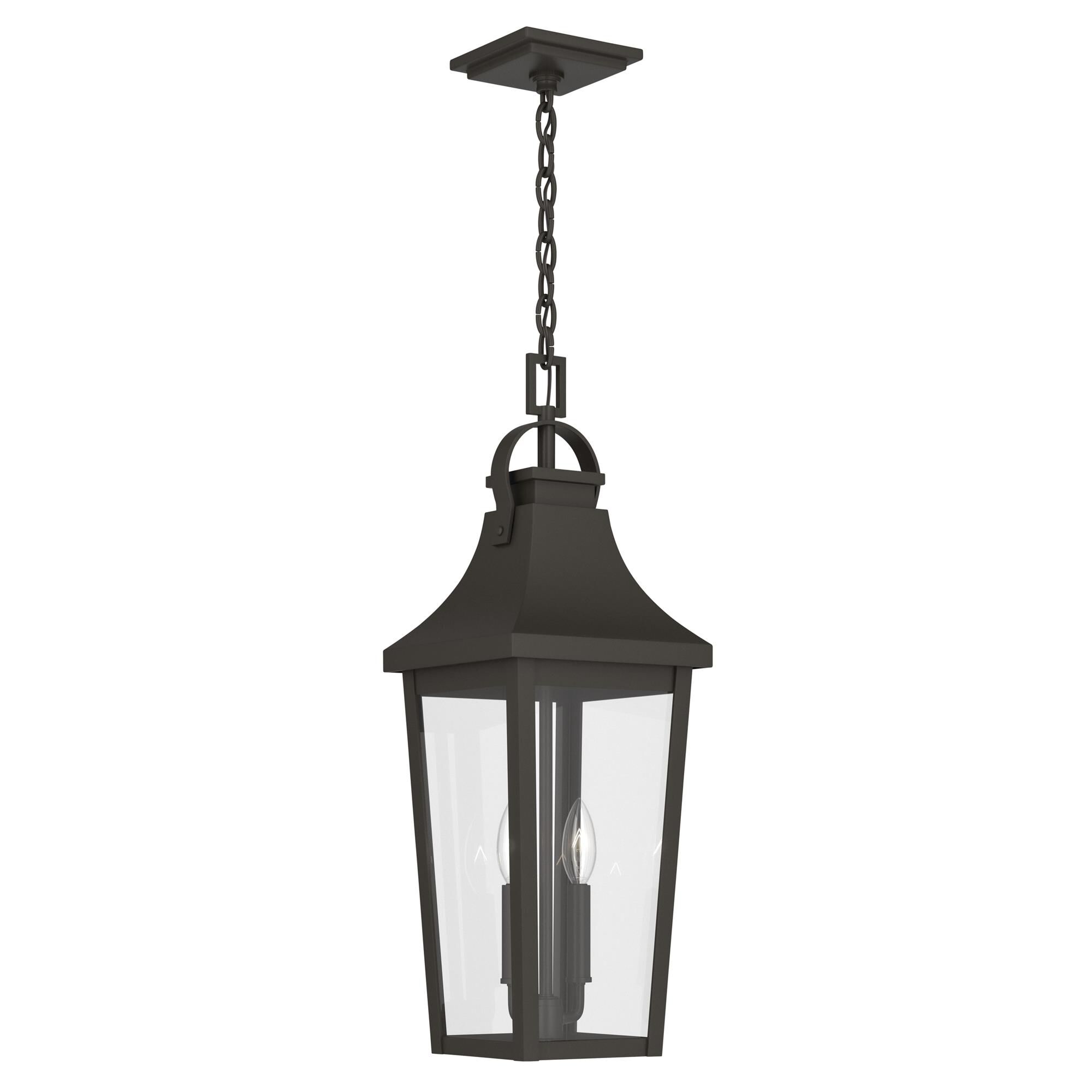 Shown in Olde Bronze finish and Clear glass