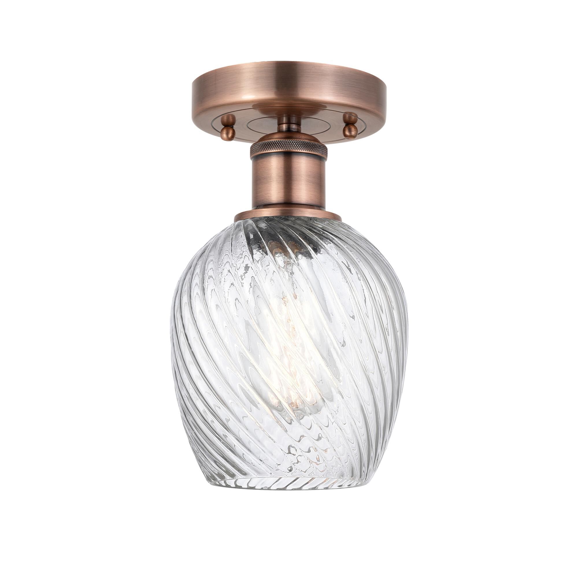 Bruno Marashlian Salina 5 Inch 1 Light Semi Flush Mount by Innovations Lighting