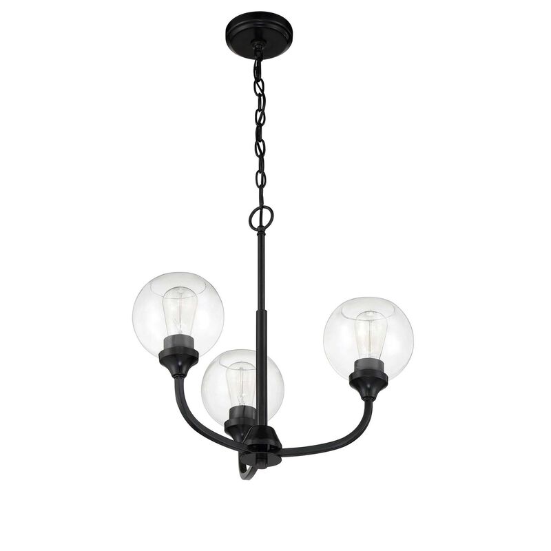 Glenda 20 Inch 3 Light Mini Chandelier by Craftmade