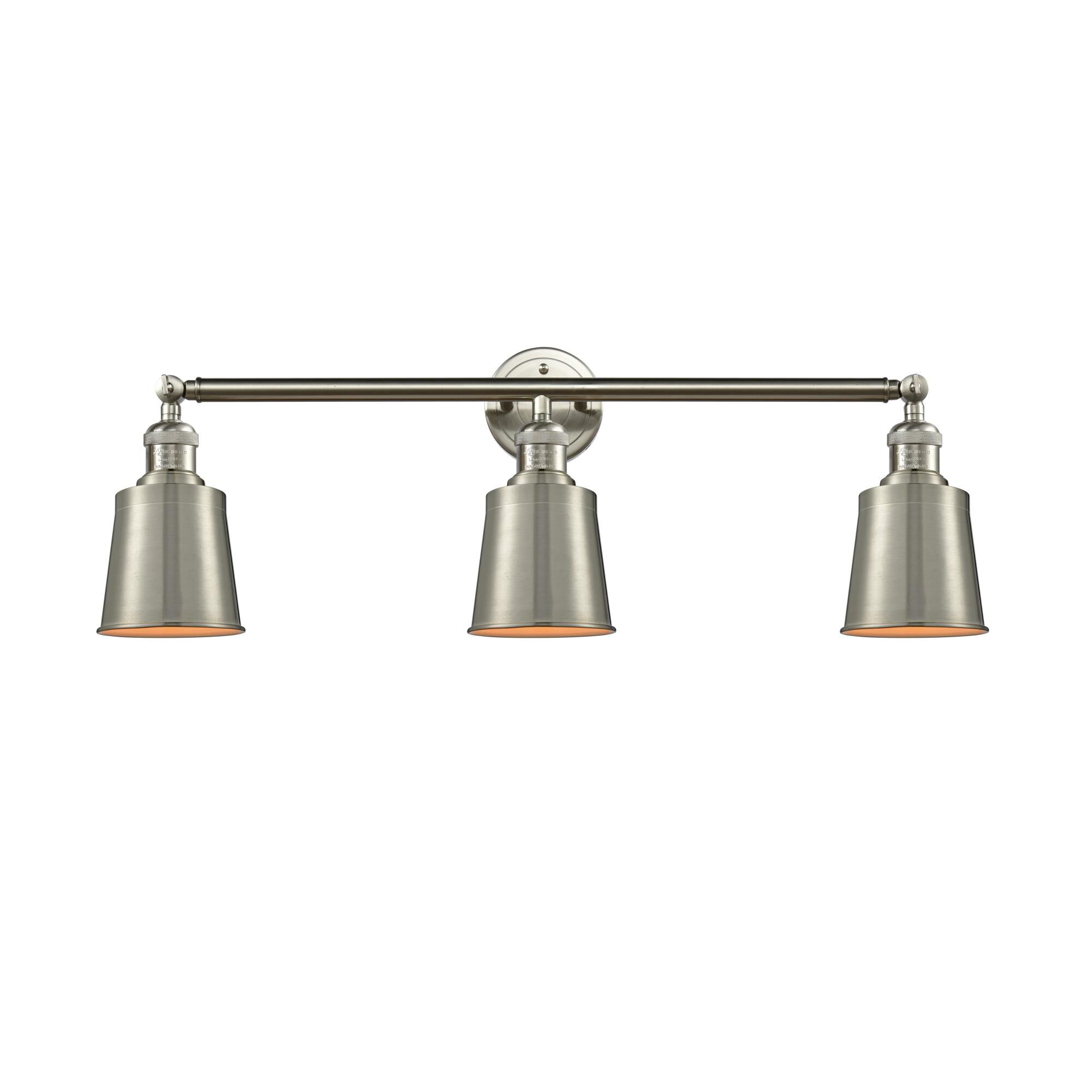 Bruno Marashlian Addison 32 Inch 3 Light Bath Vanity Light by Innovations Lighting