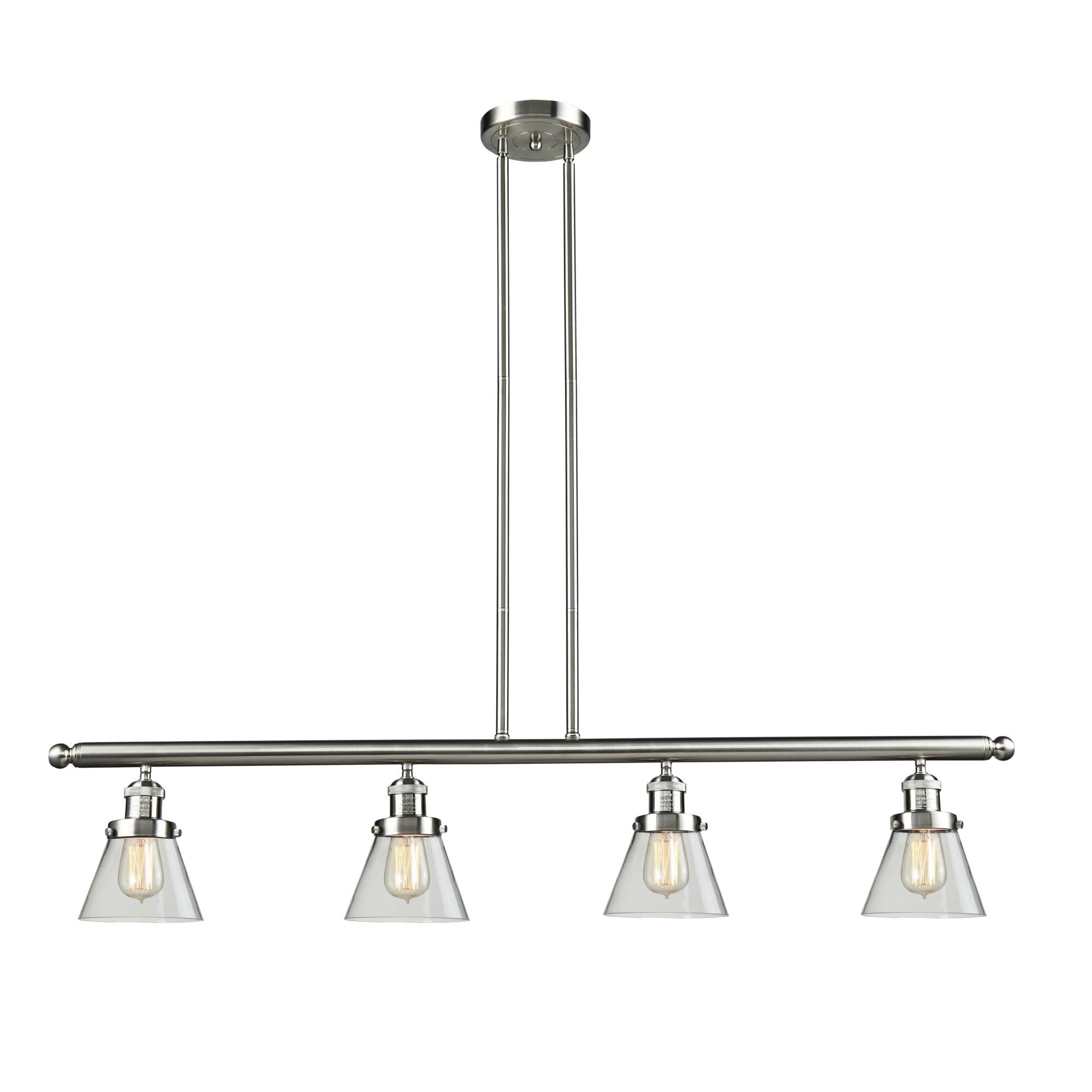 Bruno Marashlian Small Cone 48 Inch 4 Light LED Linear Suspension Light by Innovations Lighting