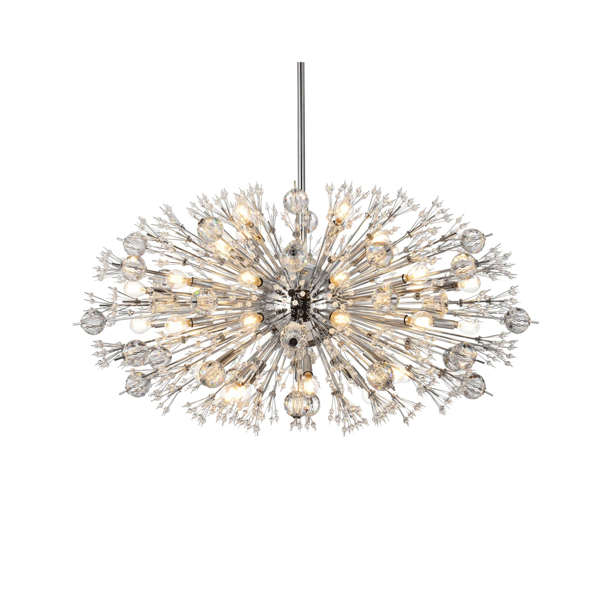 Vera 42 Inch Large Pendant by Elegant Lighting