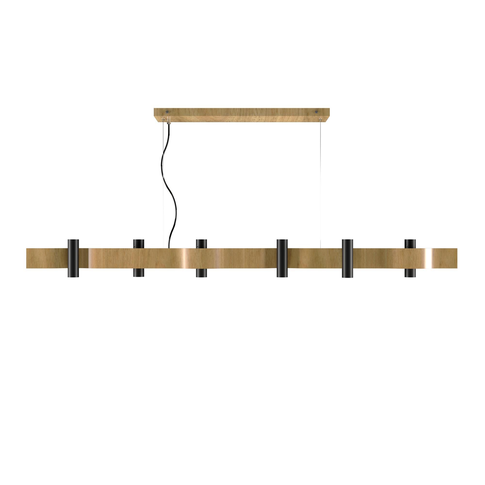 Flow 59 Inch Linear Suspension Light by Accord Lighting