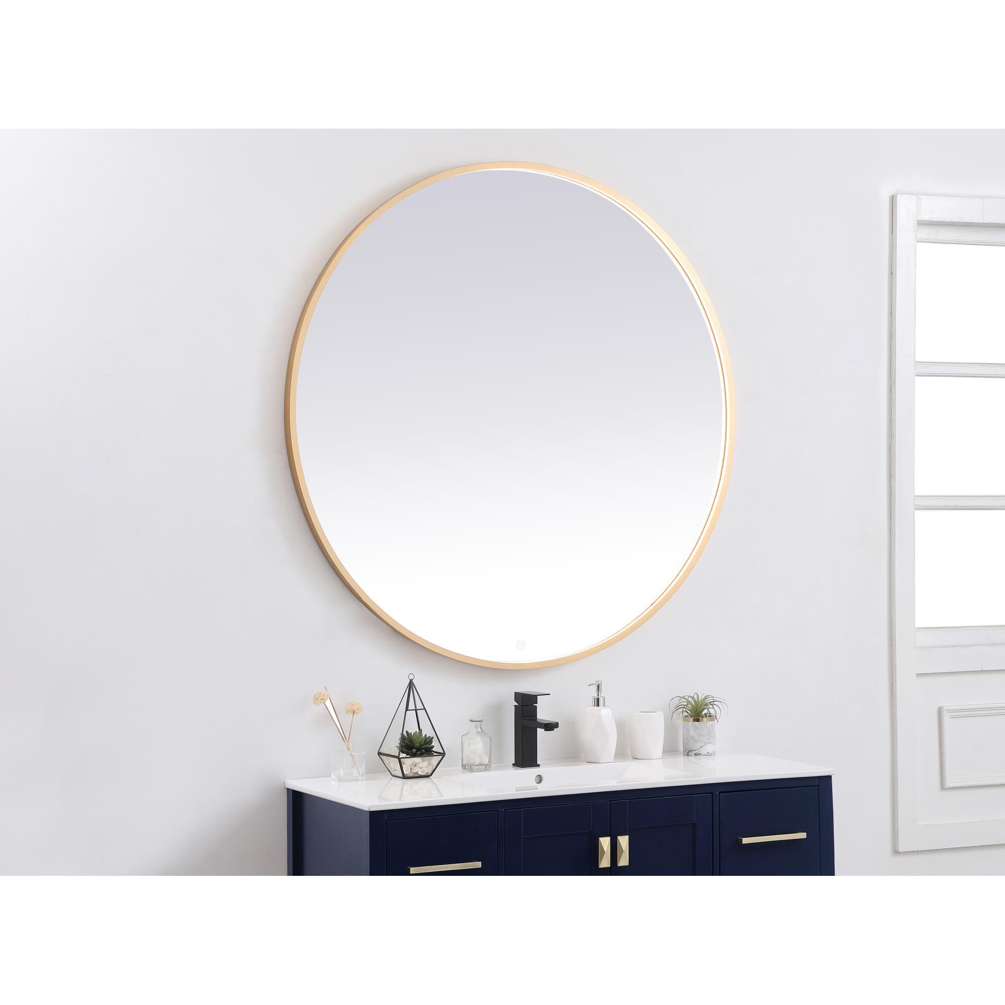 Pier LED Lighted Mirror by Elegant Decor
