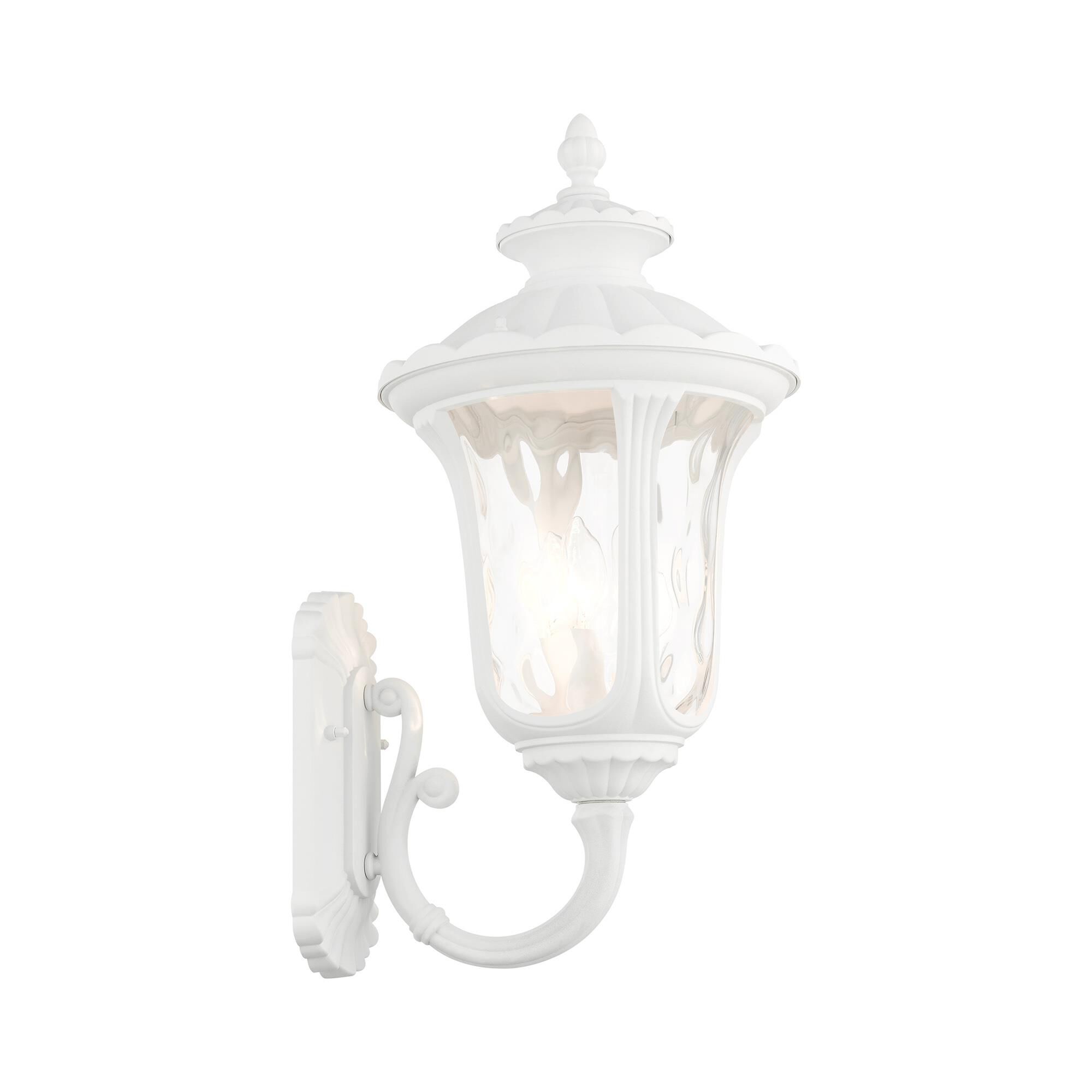 Oxford 22 Inch Tall 3 Light Outdoor Wall Light by Livex Lighting