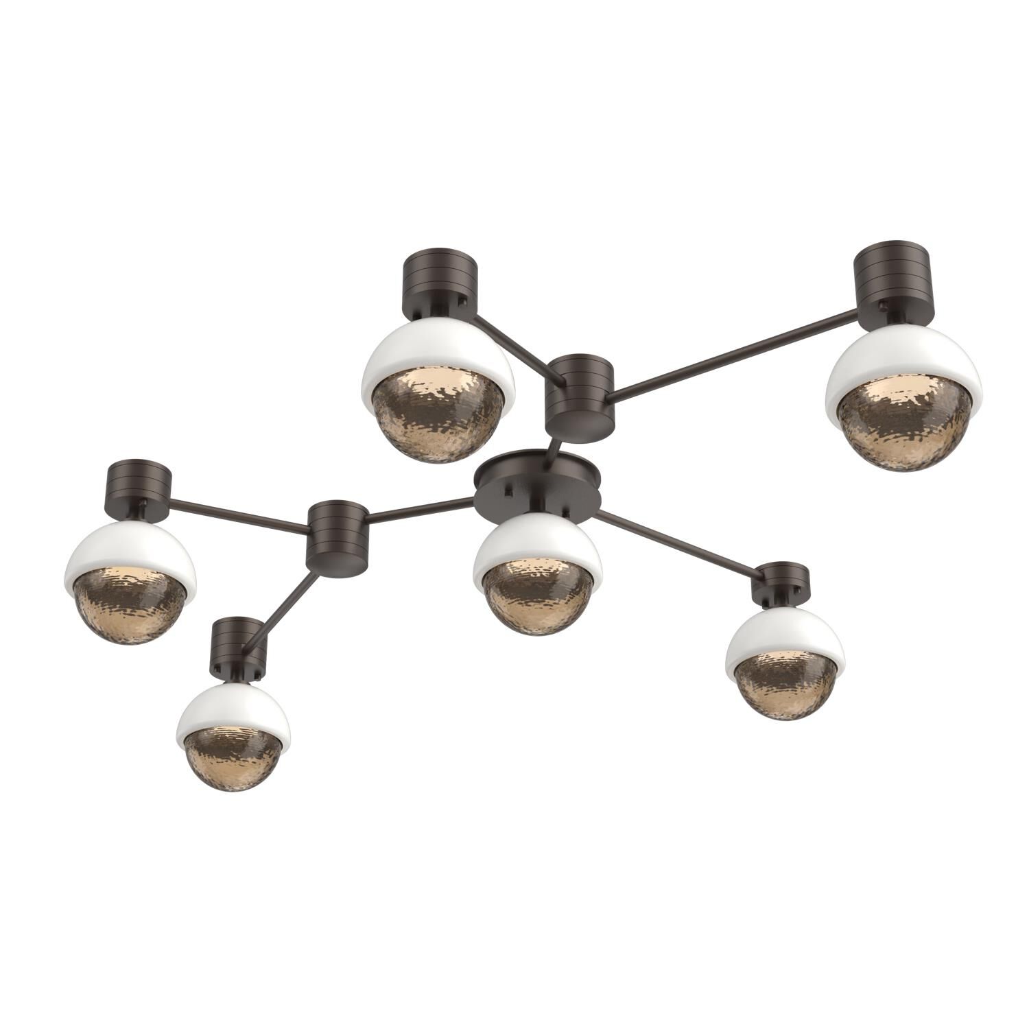 Shown in Flat Bronze finish and Bronze glass and Salt White accent