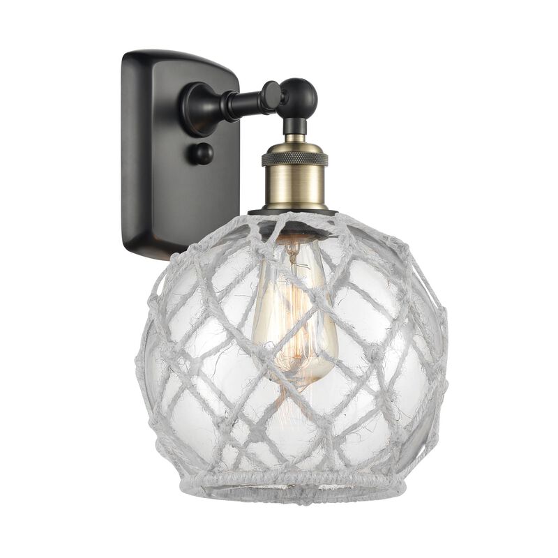 Bruno Marashlian Farmhouse Rope 13 Inch Wall Sconce by Innovations Lighting