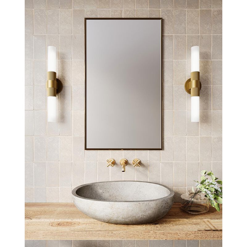 Rue 22 Inch 2 Light Bath Vanity Light by Alora Mood