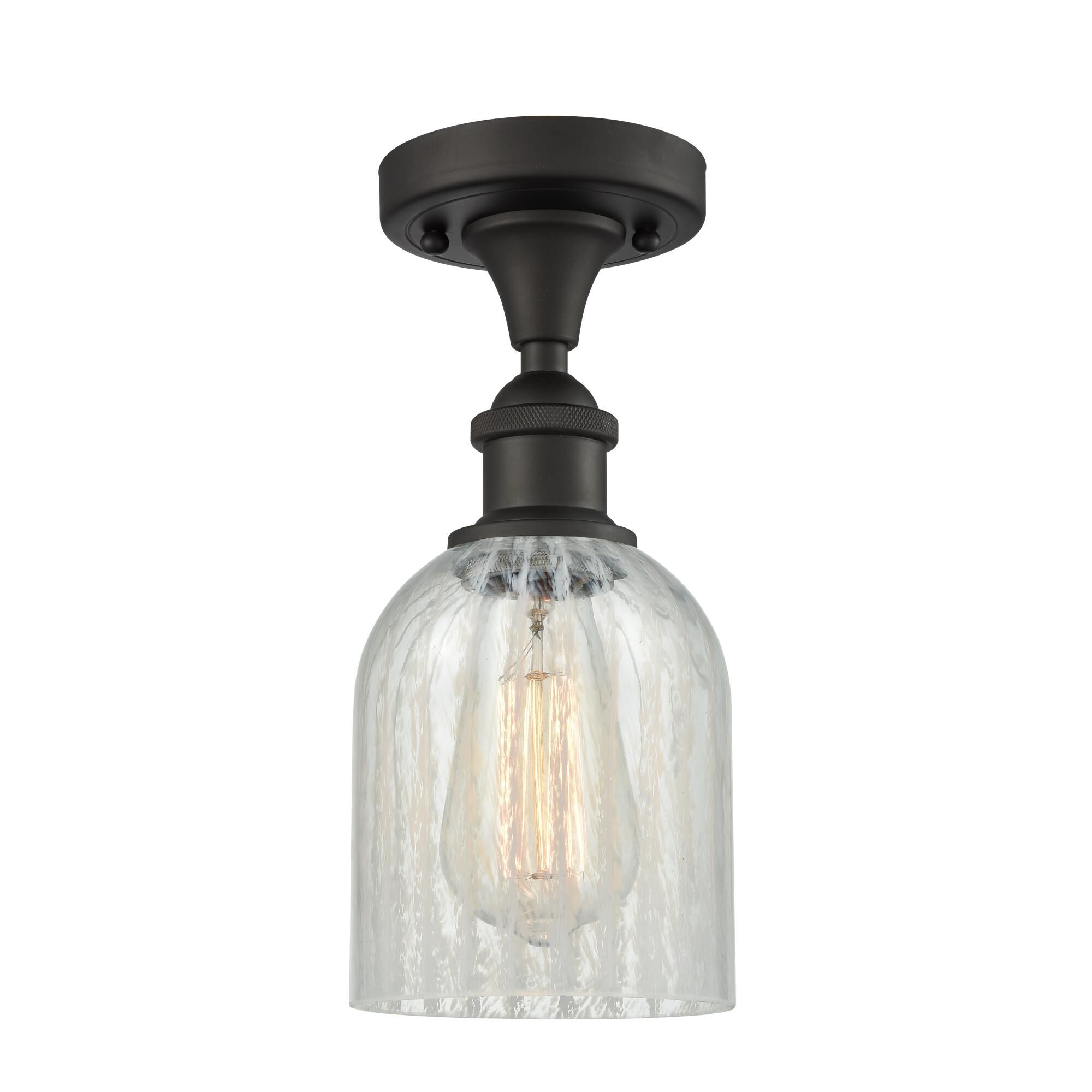 Bruno Marashlian Caledonia 5 Inch 1 Light Semi Flush Mount by Innovations Lighting