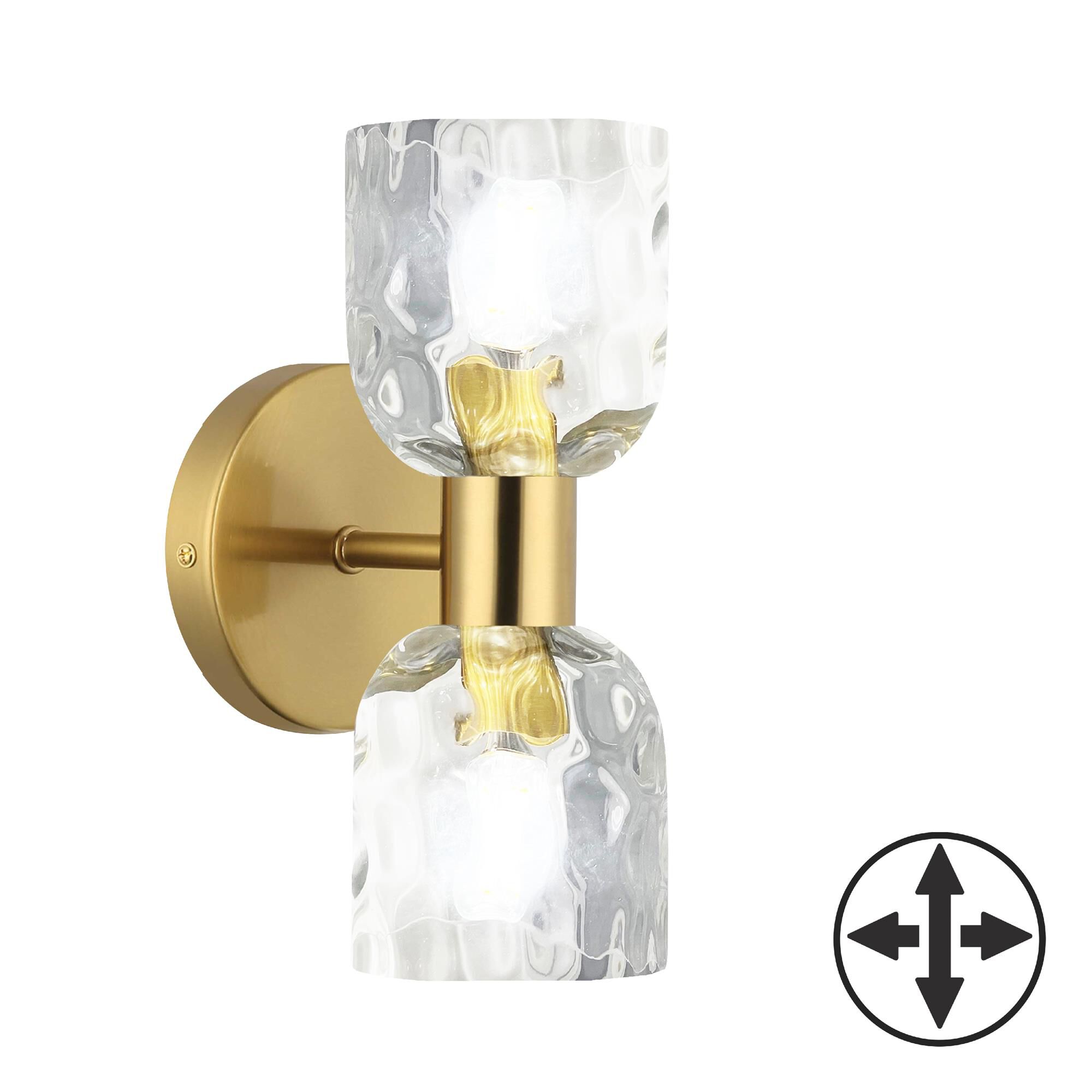 Shown in Aged Brass finish