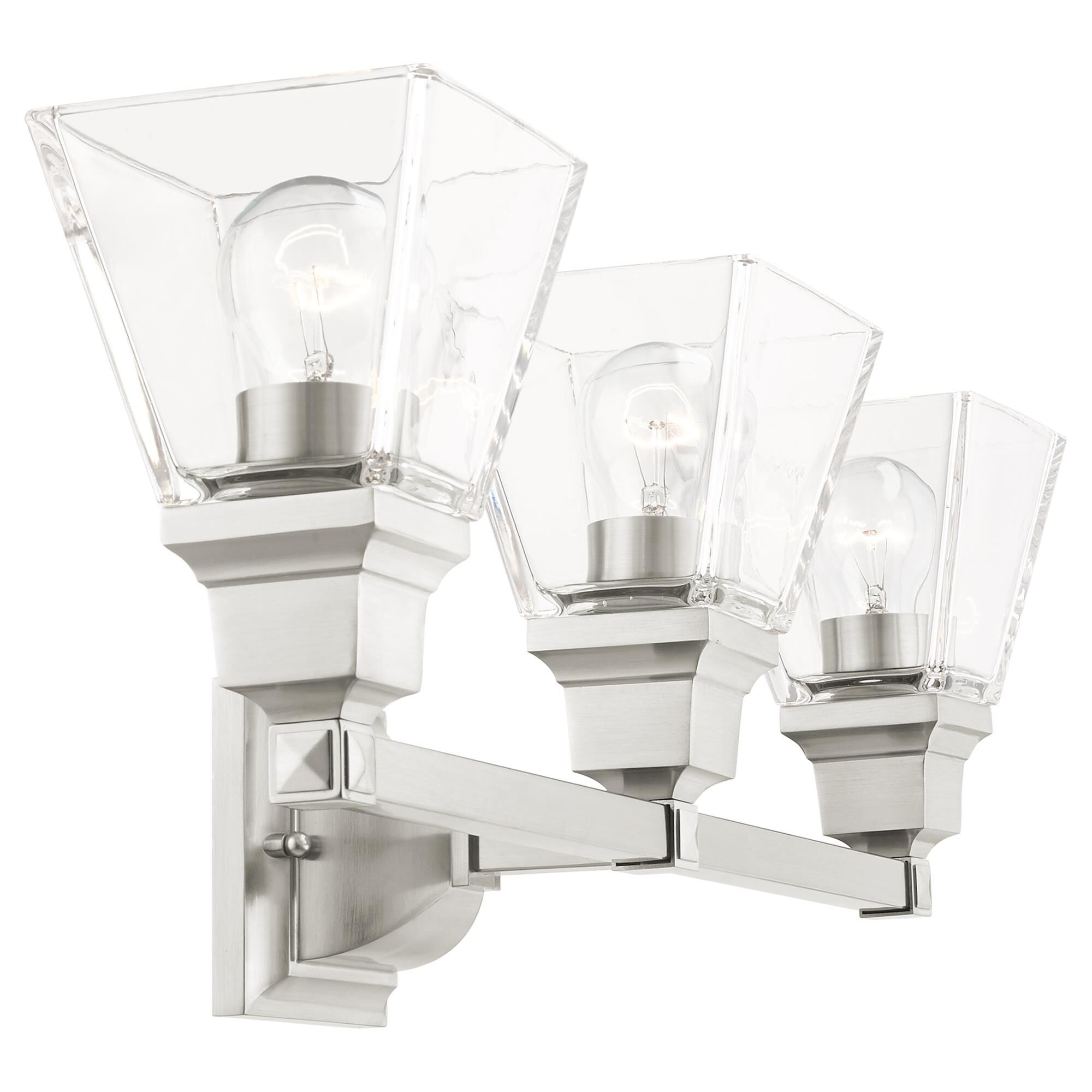 Mission 25 Inch 3 Light Bath Vanity Light by Livex Lighting