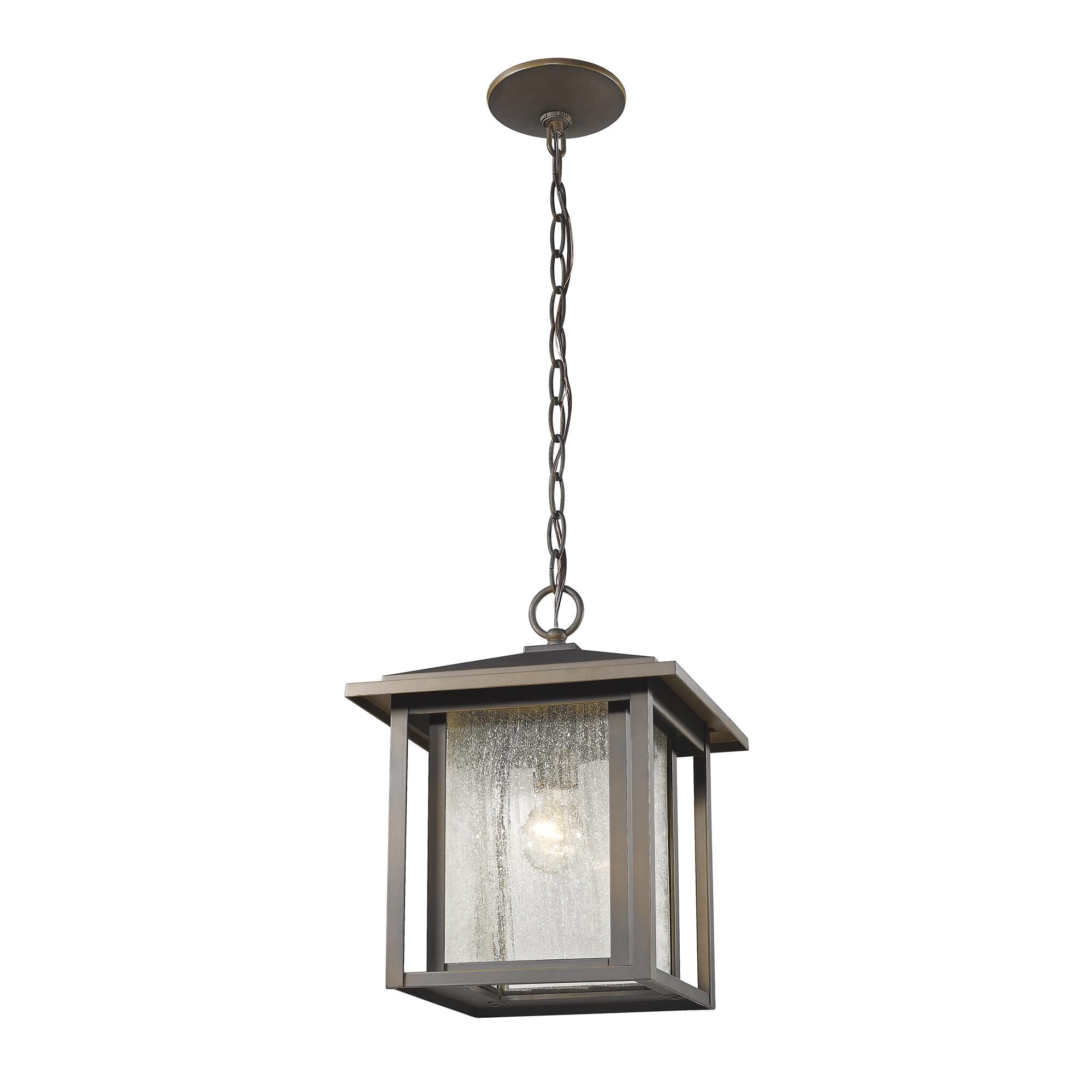 Z-Lite Aspen 14 Inch Tall Outdoor Hanging Lantern