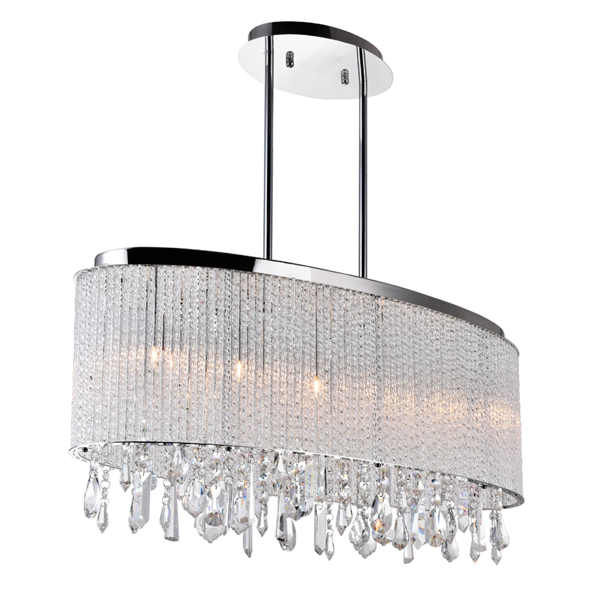 Benson 26 Inch 5 Light Chandelier by CWI Lighting