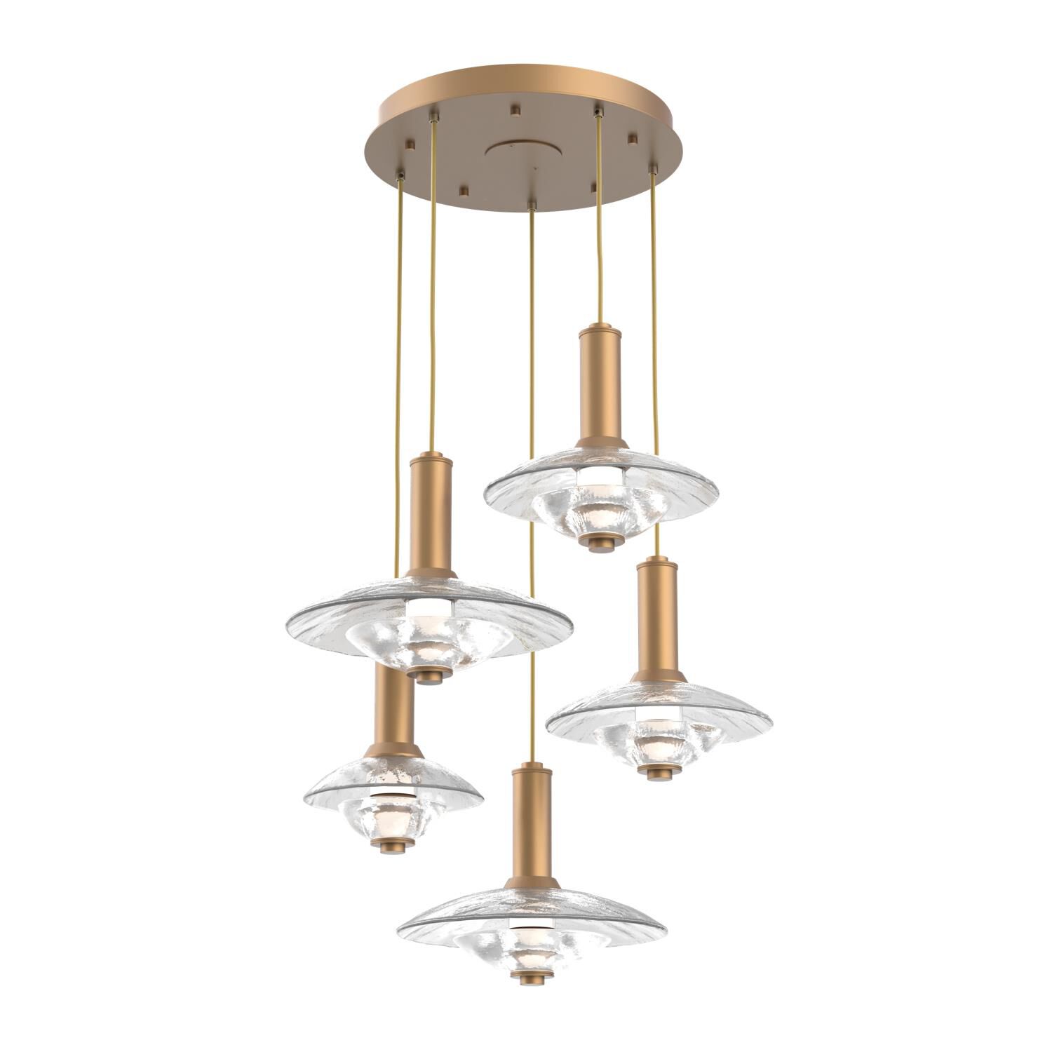 Levi Wilson Cirrus 30 Inch Multi Light Pendant by Hammerton Studio