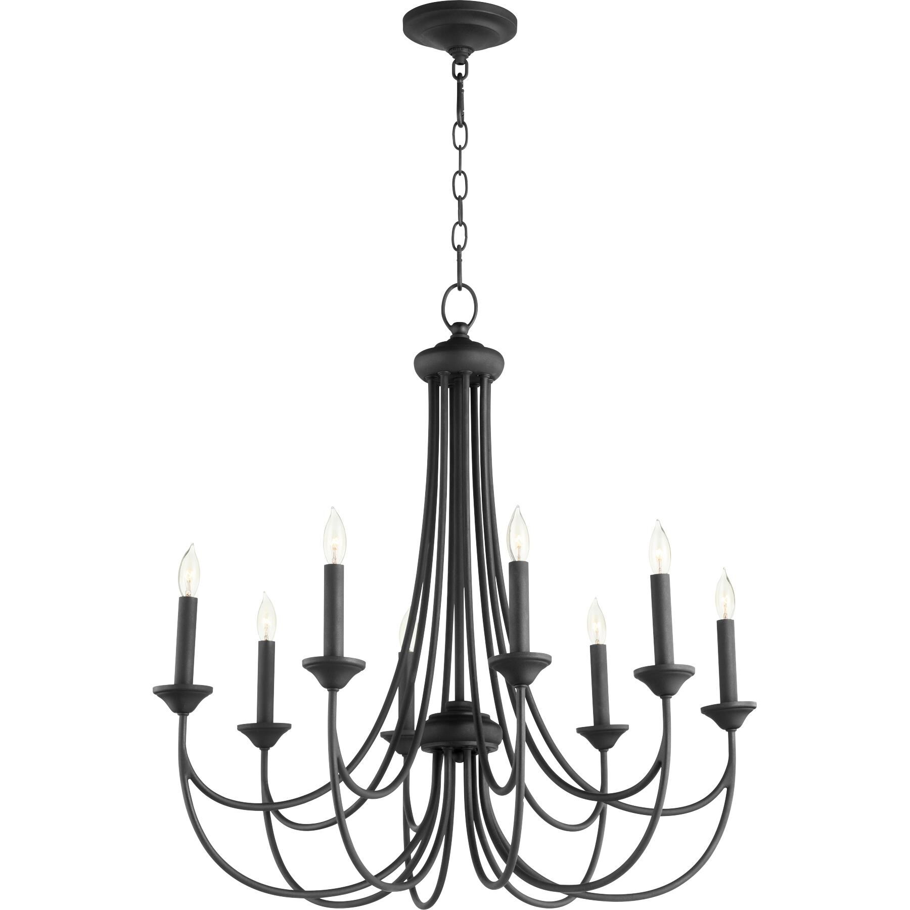 Brooks 28 Inch 8 Light Chandelier by Quorum International