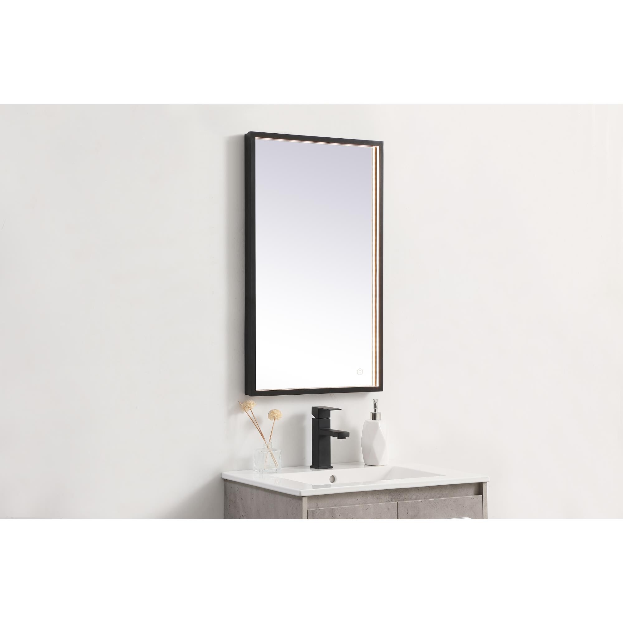 Pier LED Lighted Mirror by Elegant Decor