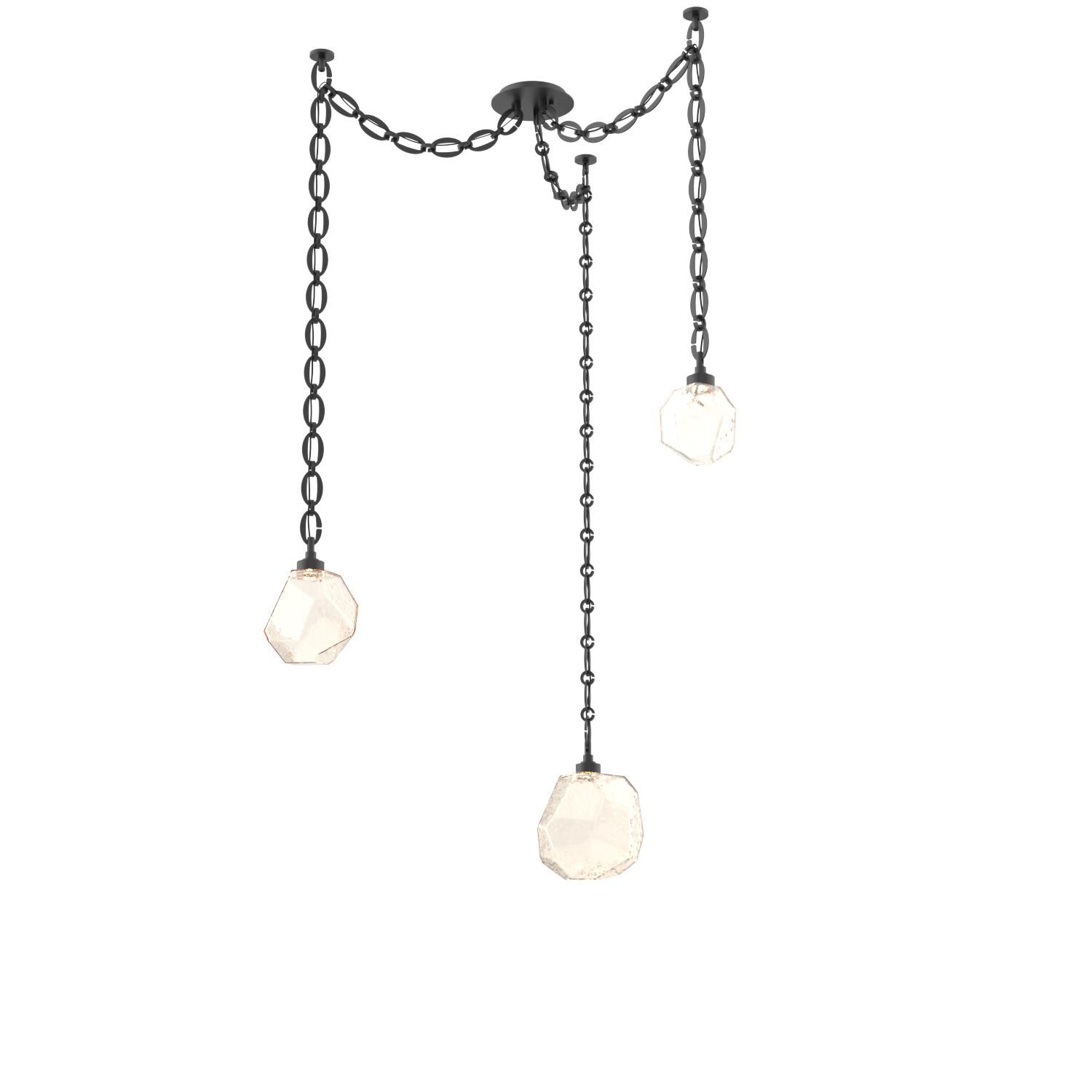 Levi Wilson Gem 17 Inch Multi Pendant Light by Hammerton Studio