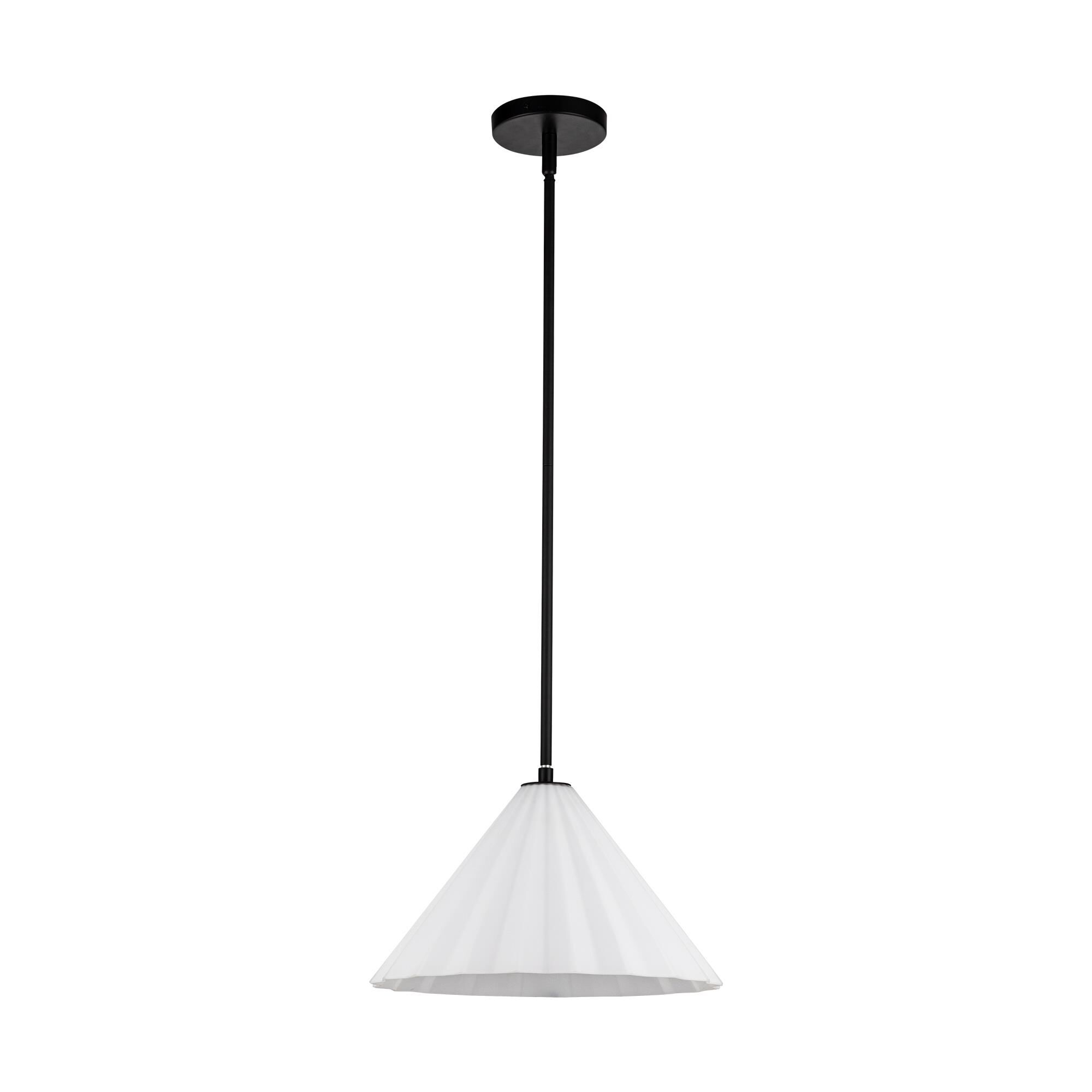 Shown in Aged Brass/Opal Glass|matte Black/Opal Glass finish and Opal glass and Opal Glass shade