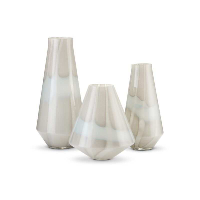 Floating Cloud Vase Set of 3 Vase-Urn by Currey and Company