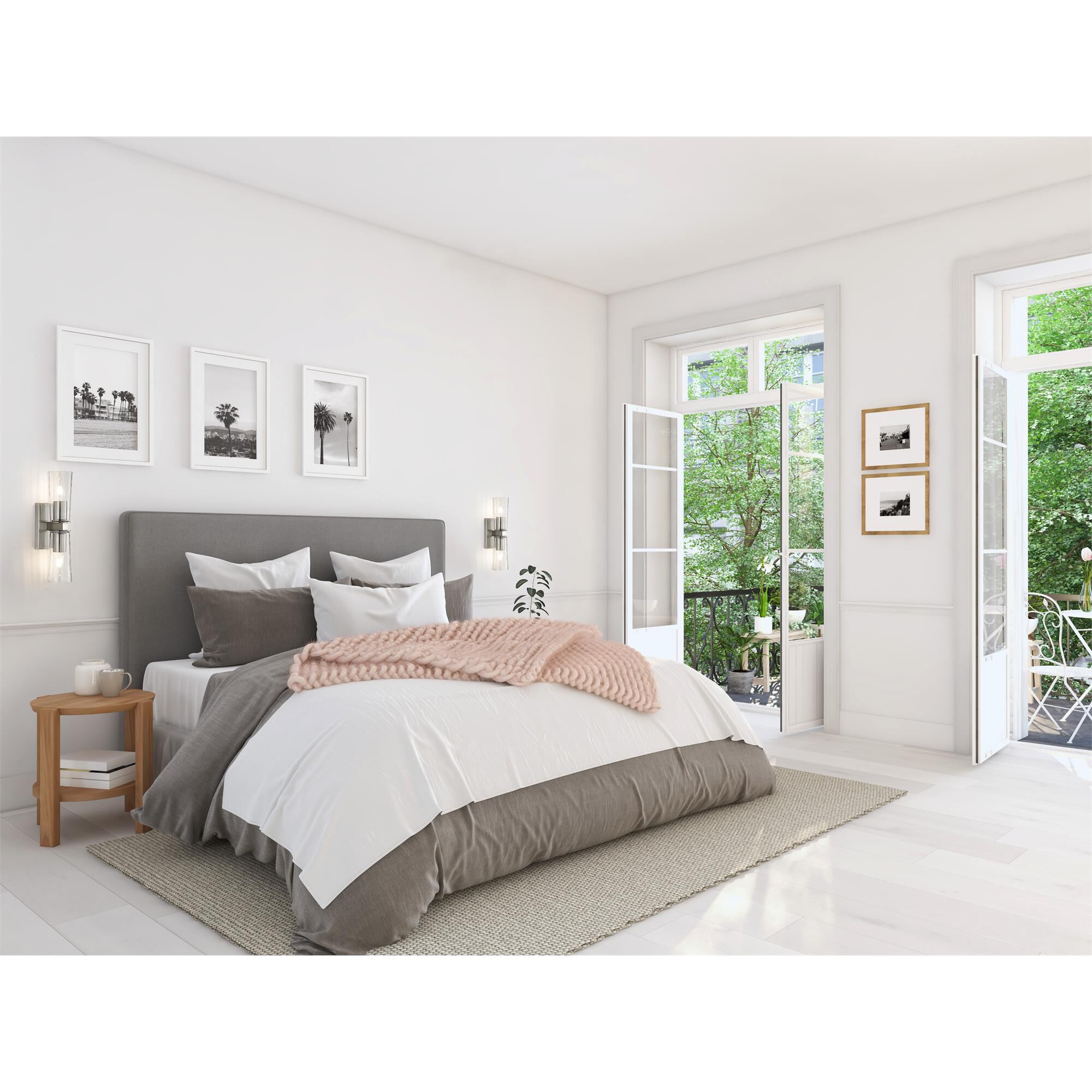 Shown in Brushed Nickel finish and Clear glass and Clear shade