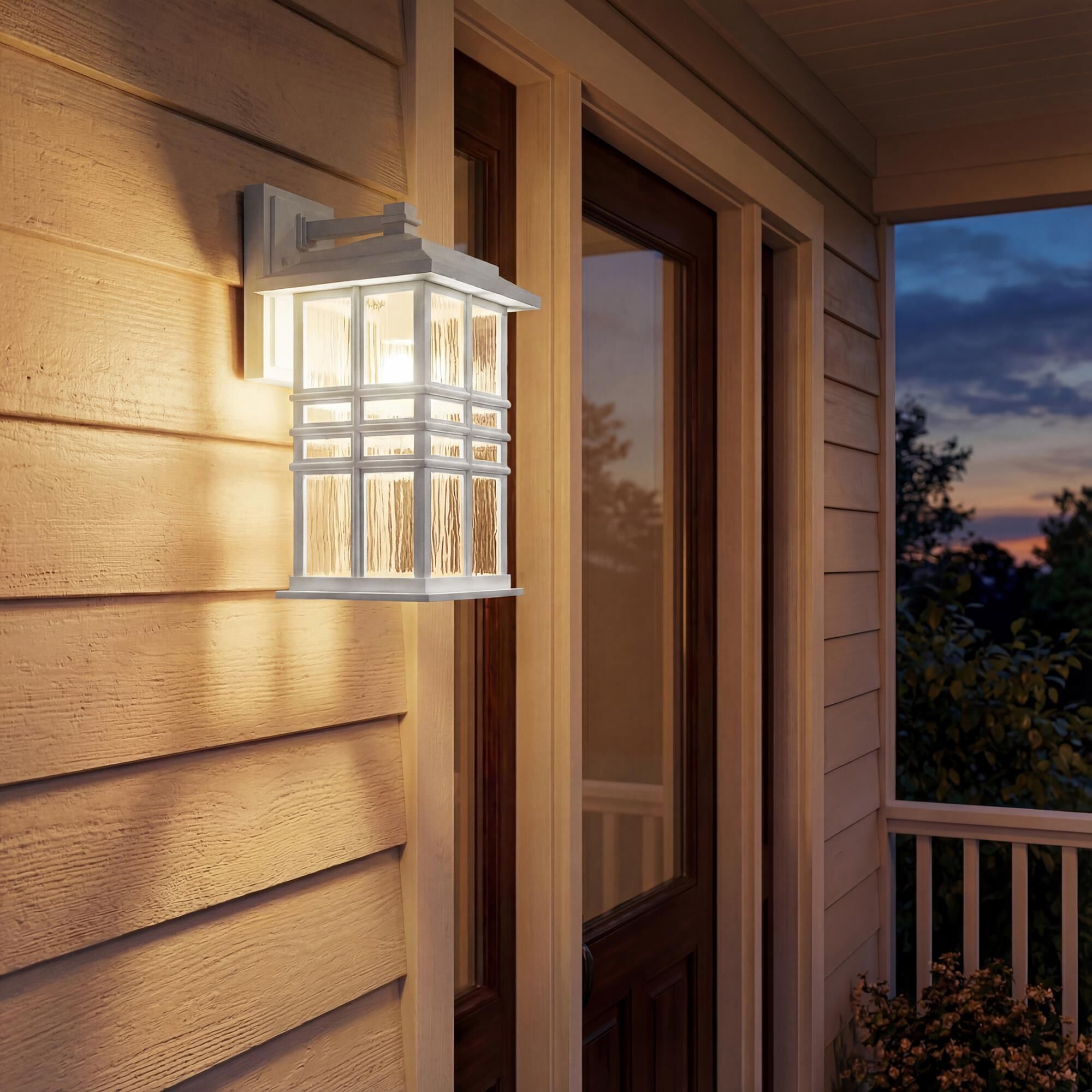 Beacon Square 12 Inch Outdoor Wall Light by Kichler Lighting