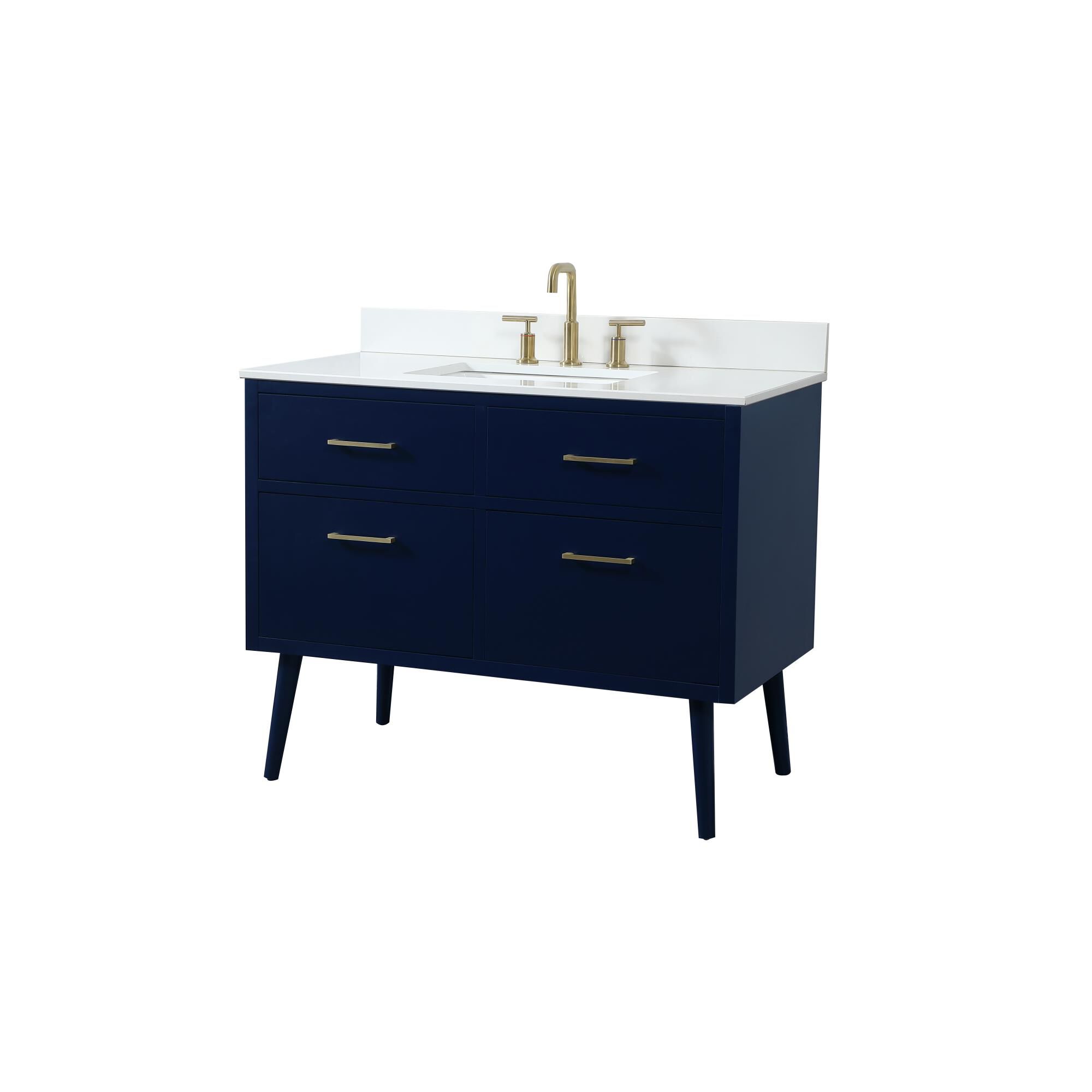 Shown in Blue finish