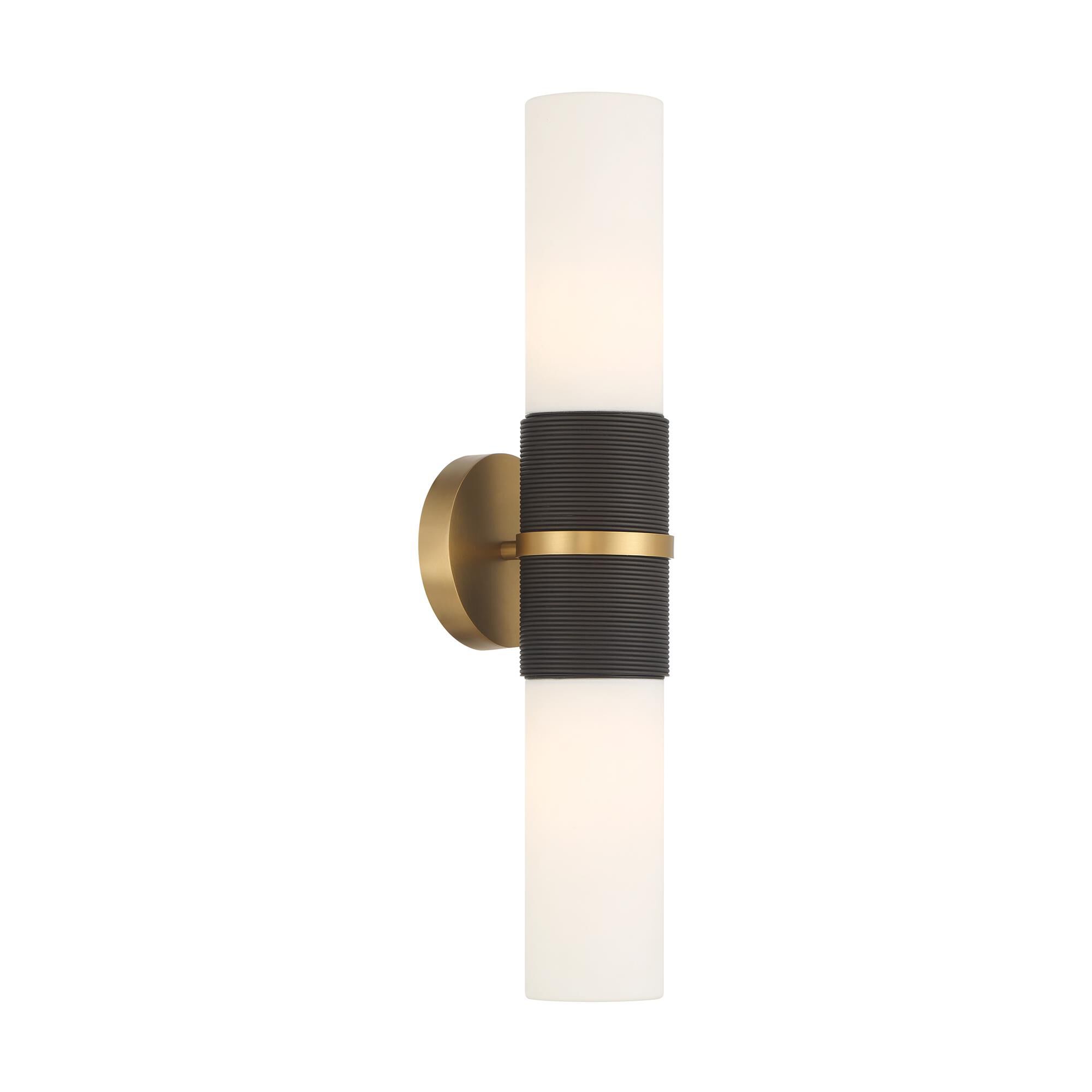 Shown in Legacy Brass finish and Etched Opal glass