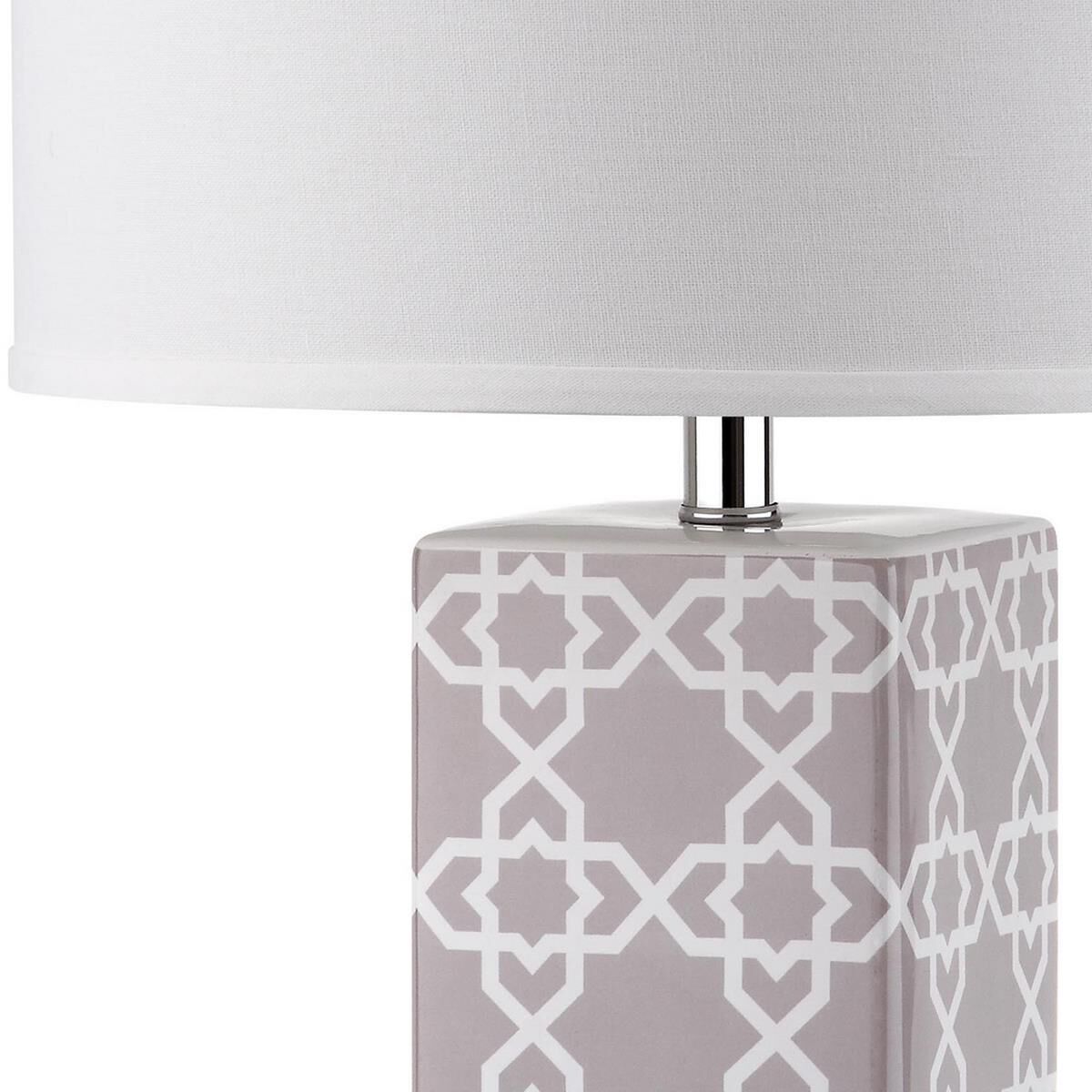 Quatrefoil 27 Inch Table Lamp by Safavieh