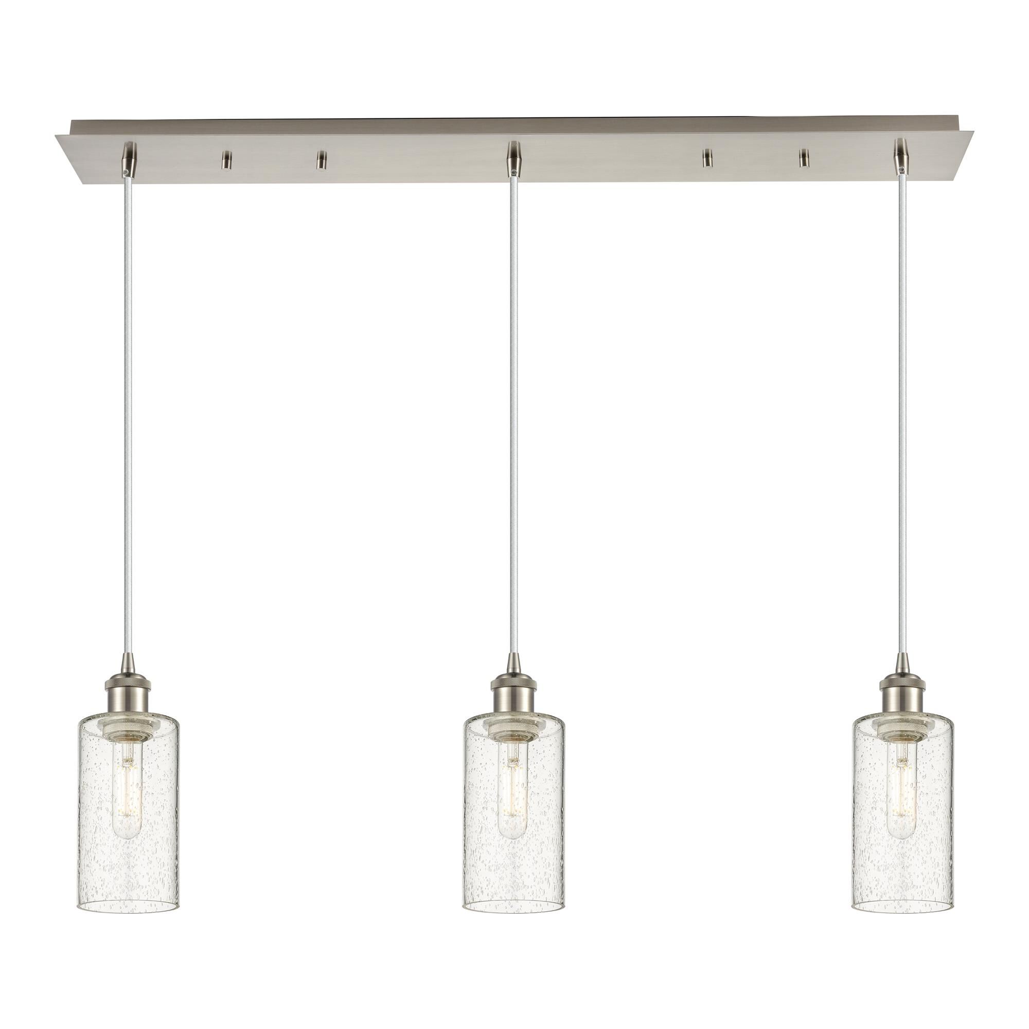 Shown in Satin Nickel finish and Seedy shade