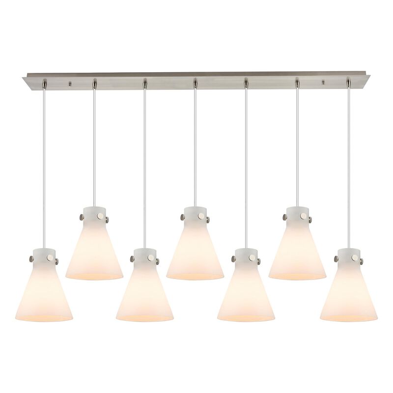 Bruno Marashlian Newton Cone 51 Inch 7 Light Linear Suspension Light by Innovations Lighting