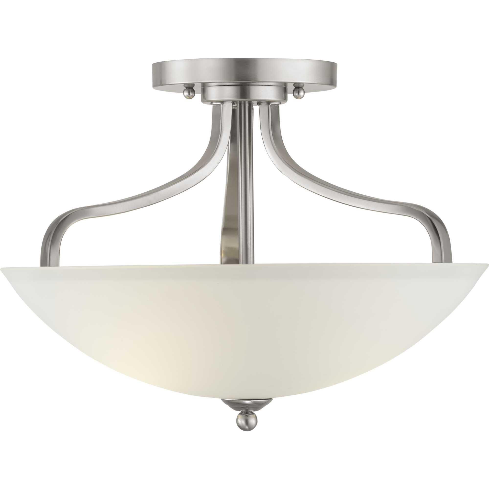 Laird 15 Inch 3 Light Semi Flush Mount by Progress Lighting