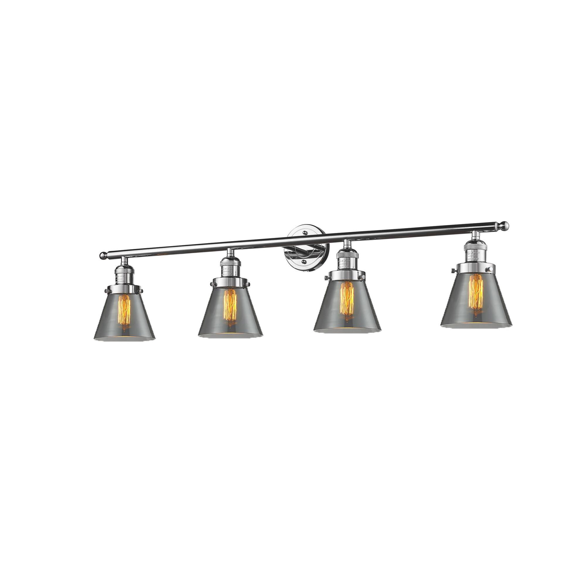 Bruno Marashlian Small Cone 42 Inch 4 Light Bath Vanity Light by Innovations Lighting