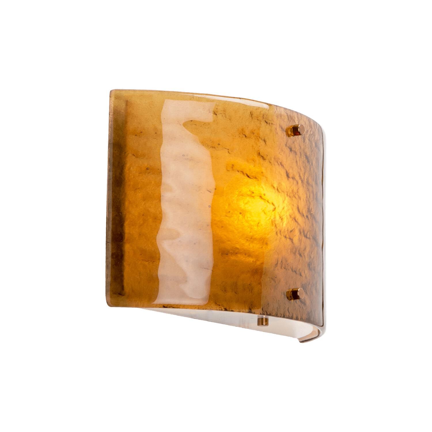 Textured Glass Wall Sconce by Hammerton Studio