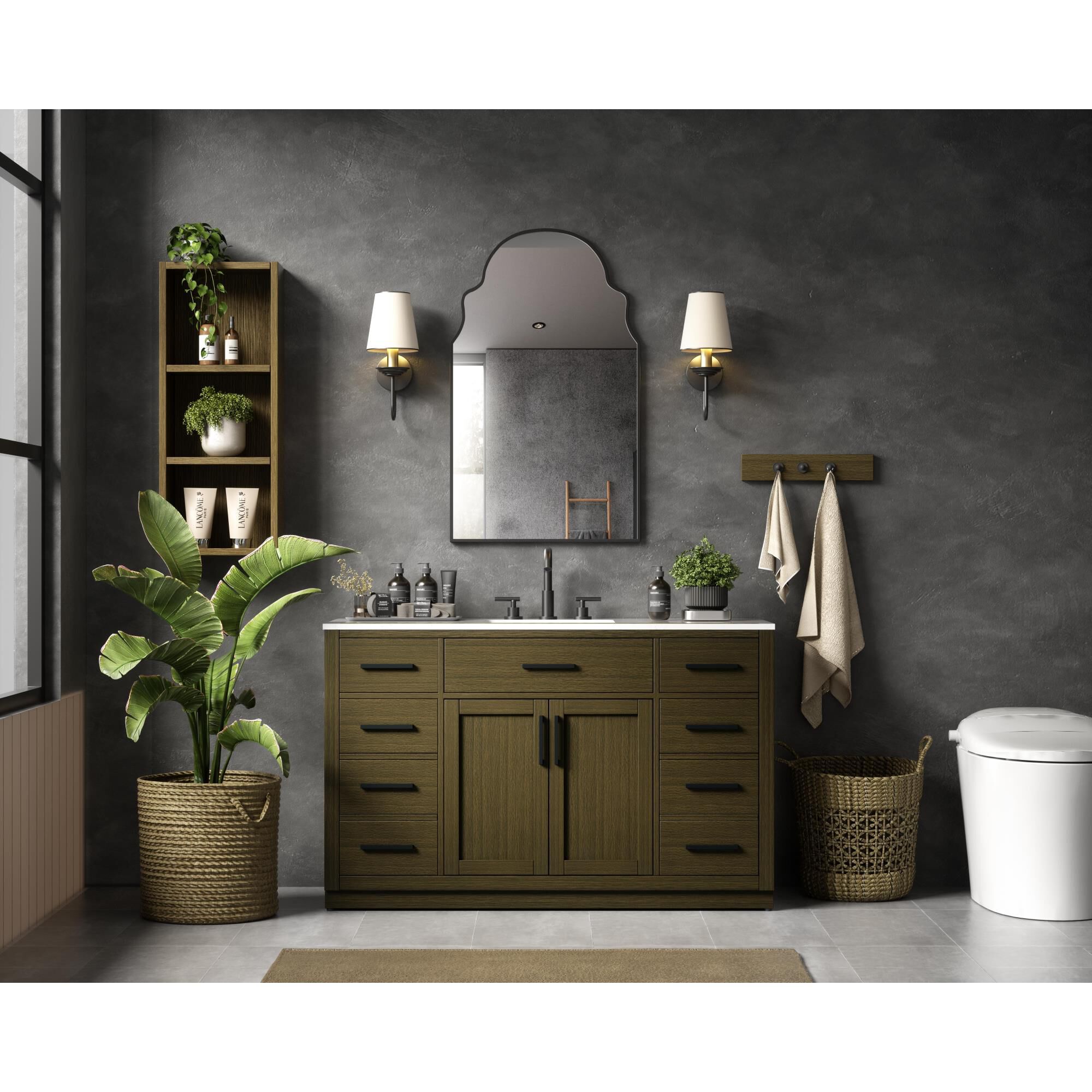 Alden 54 Inch Bath Vanity by Elegant Dcor