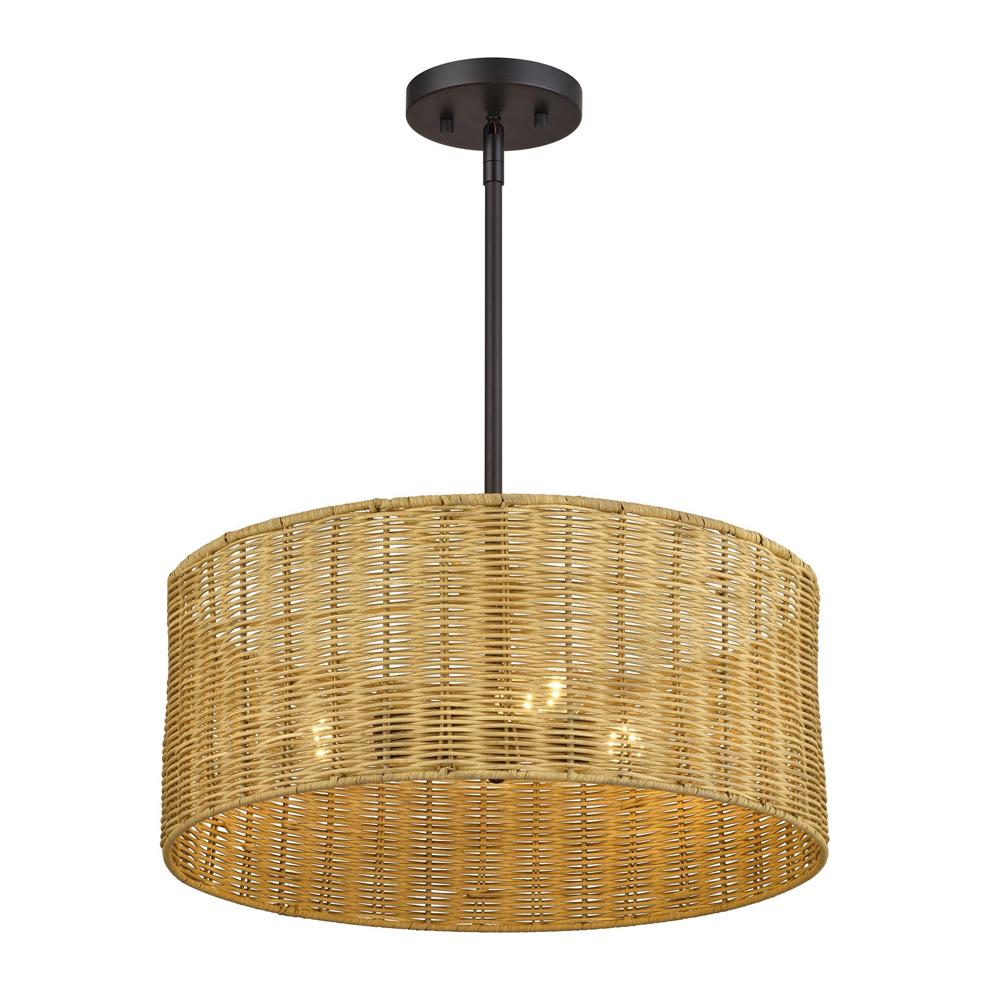 Weavington 18 Inch Large Pendant by Livex Lighting