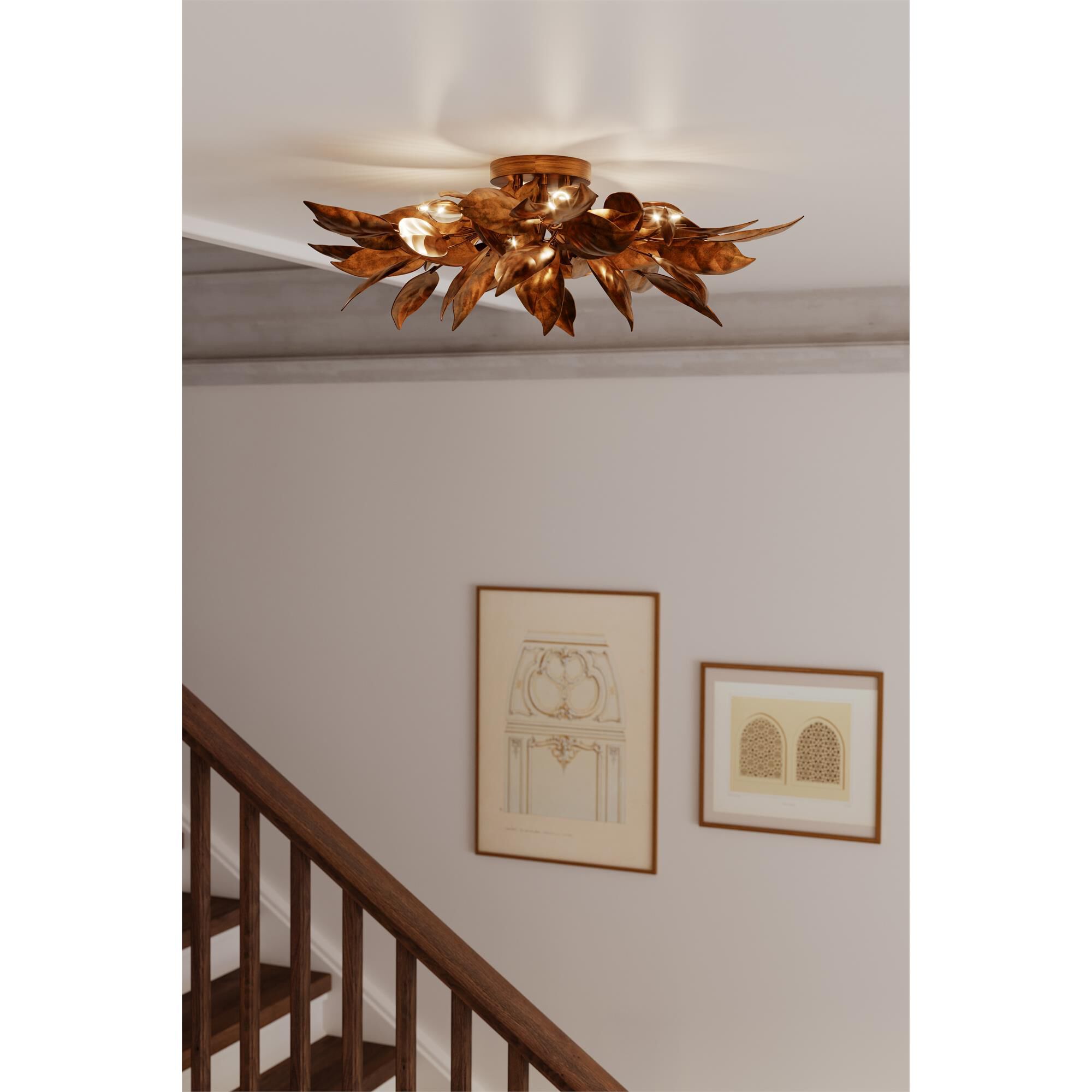 Shown in Weathered Gold finish