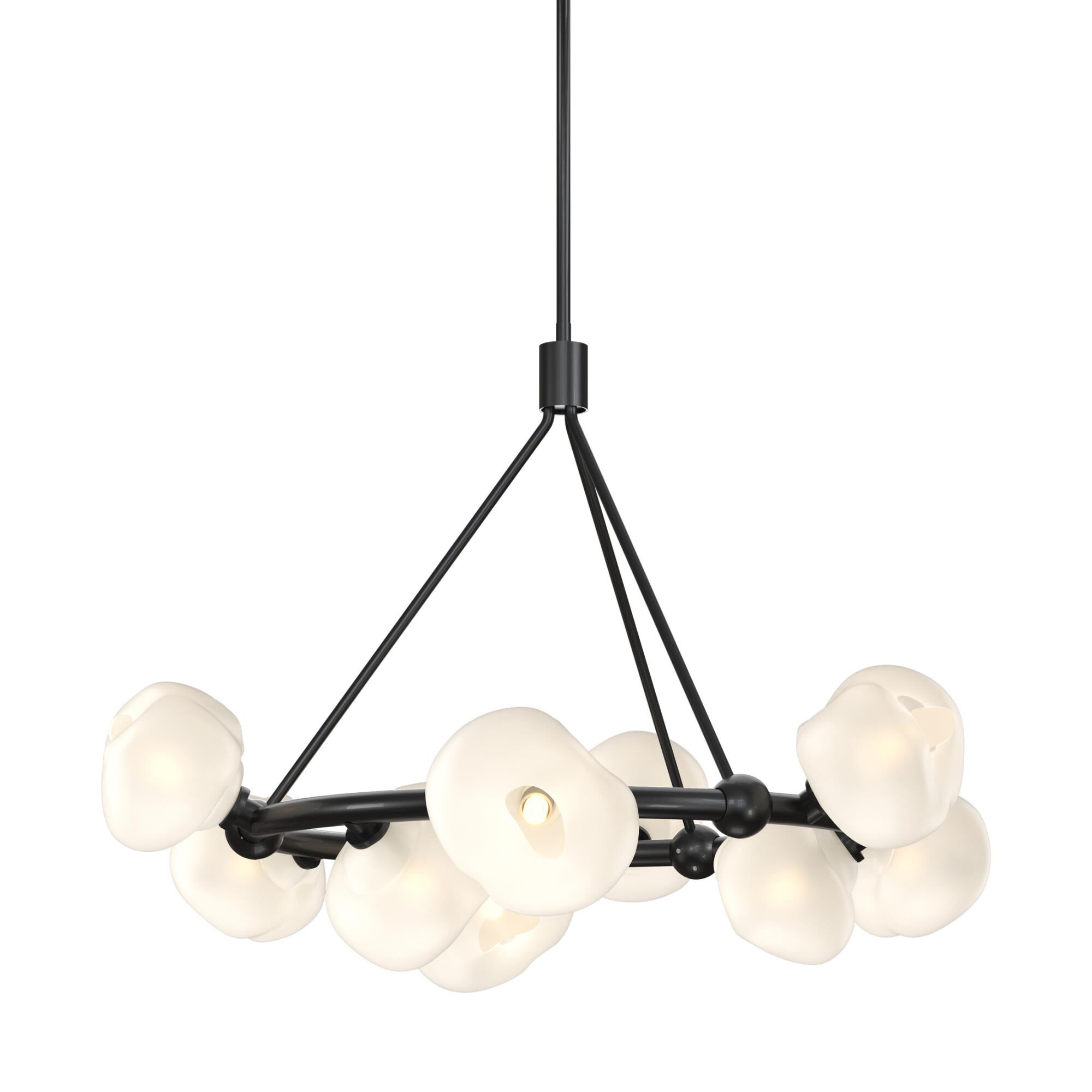 Ume 32 Inch Multi Light Pendant by Hubbardton Forge