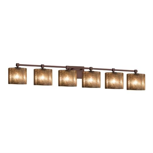 Fusion - Tetra 51 Inch 6 Light Bath Vanity Light by Justice Design Group