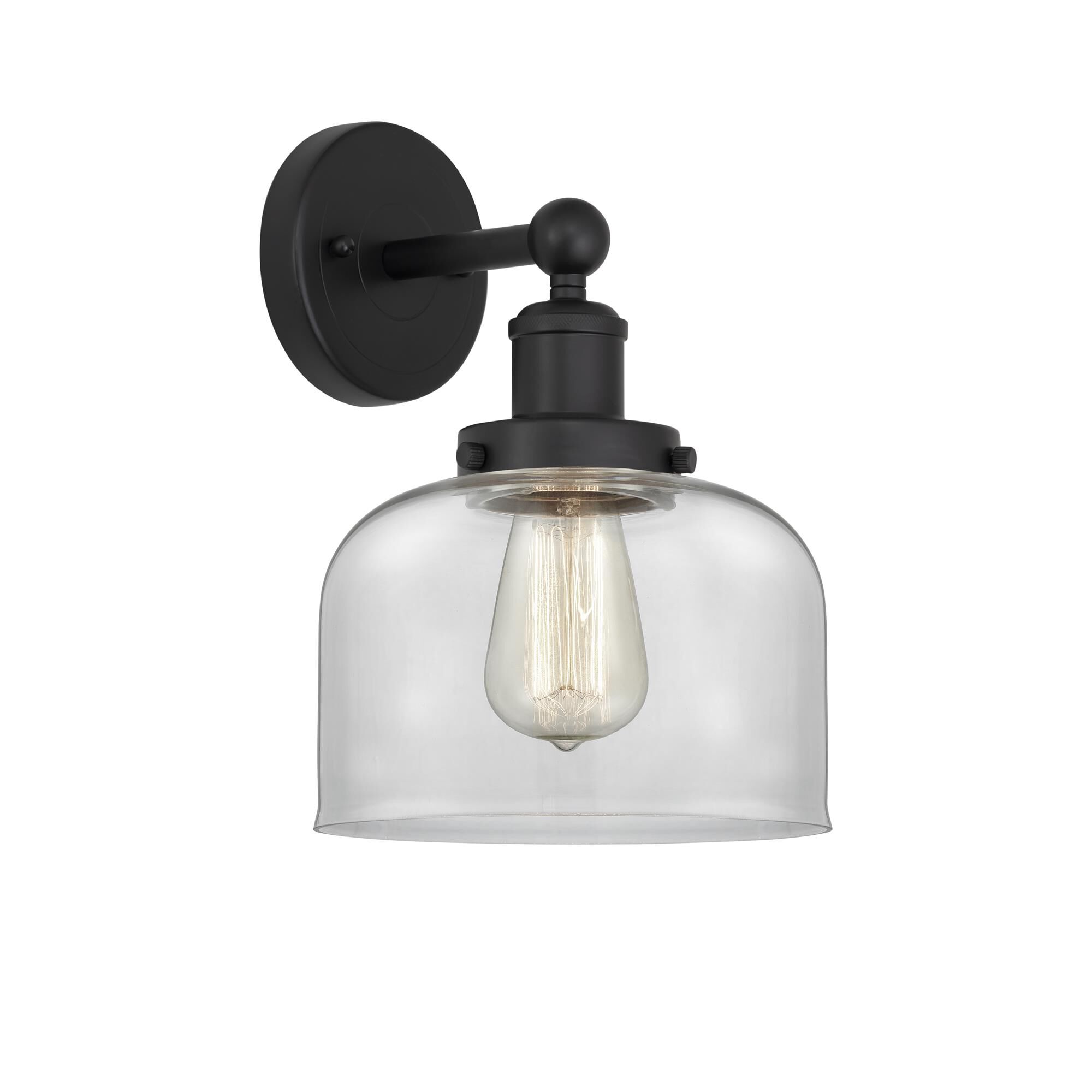 Shown in Matte Black, Clear finish and Clear glass and Clear Glass shade