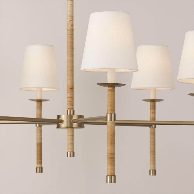 Tulum 38 Inch 6 Light Chandelier by Capital Lighting Fixture Company