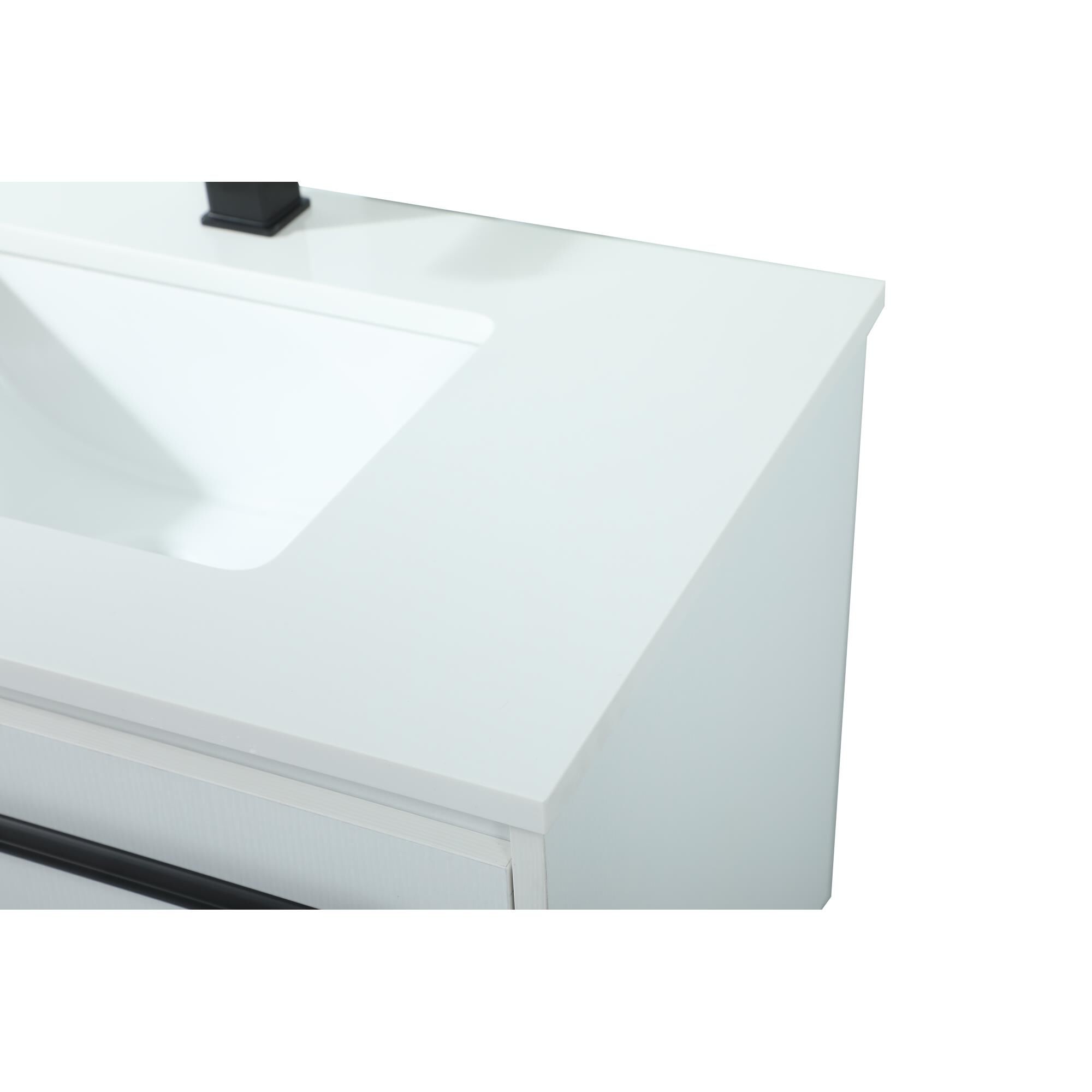 Shown in White finish