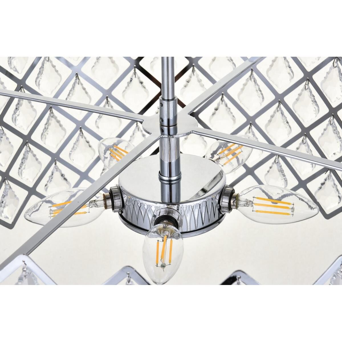 Lyla 21 Inch Large Pendant by Elegant Lighting