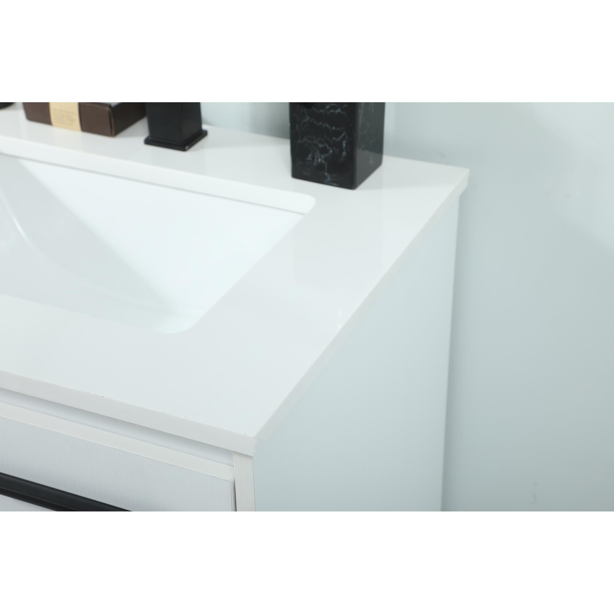 Shown in White finish