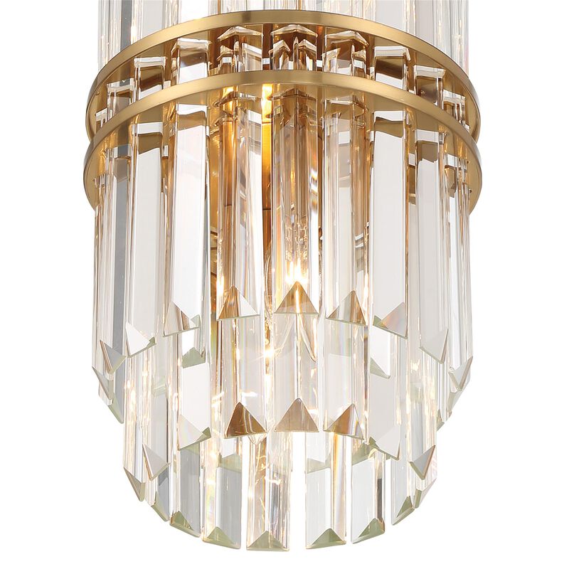 Hayes Small Lantern Pendant by Crystorama