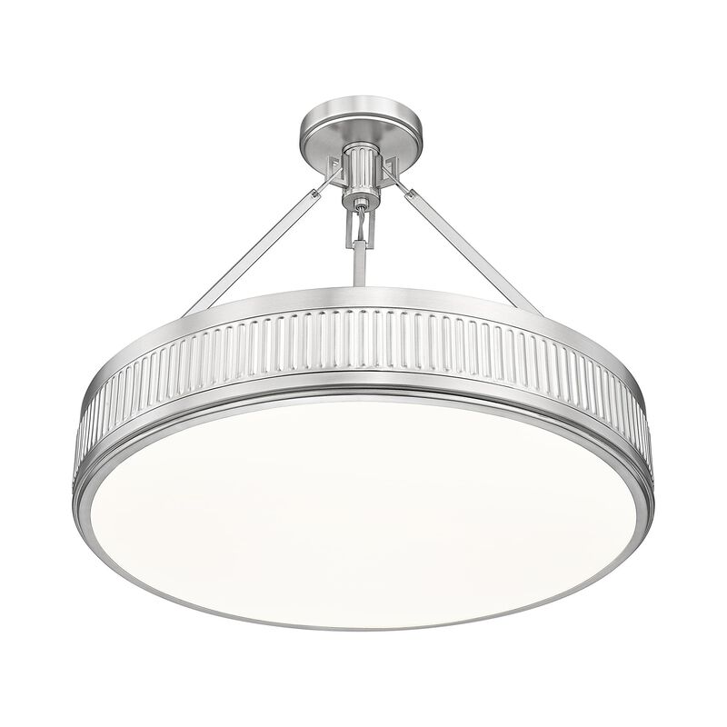 Quinn 22 Inch Semi Flush Mount by Z-lite