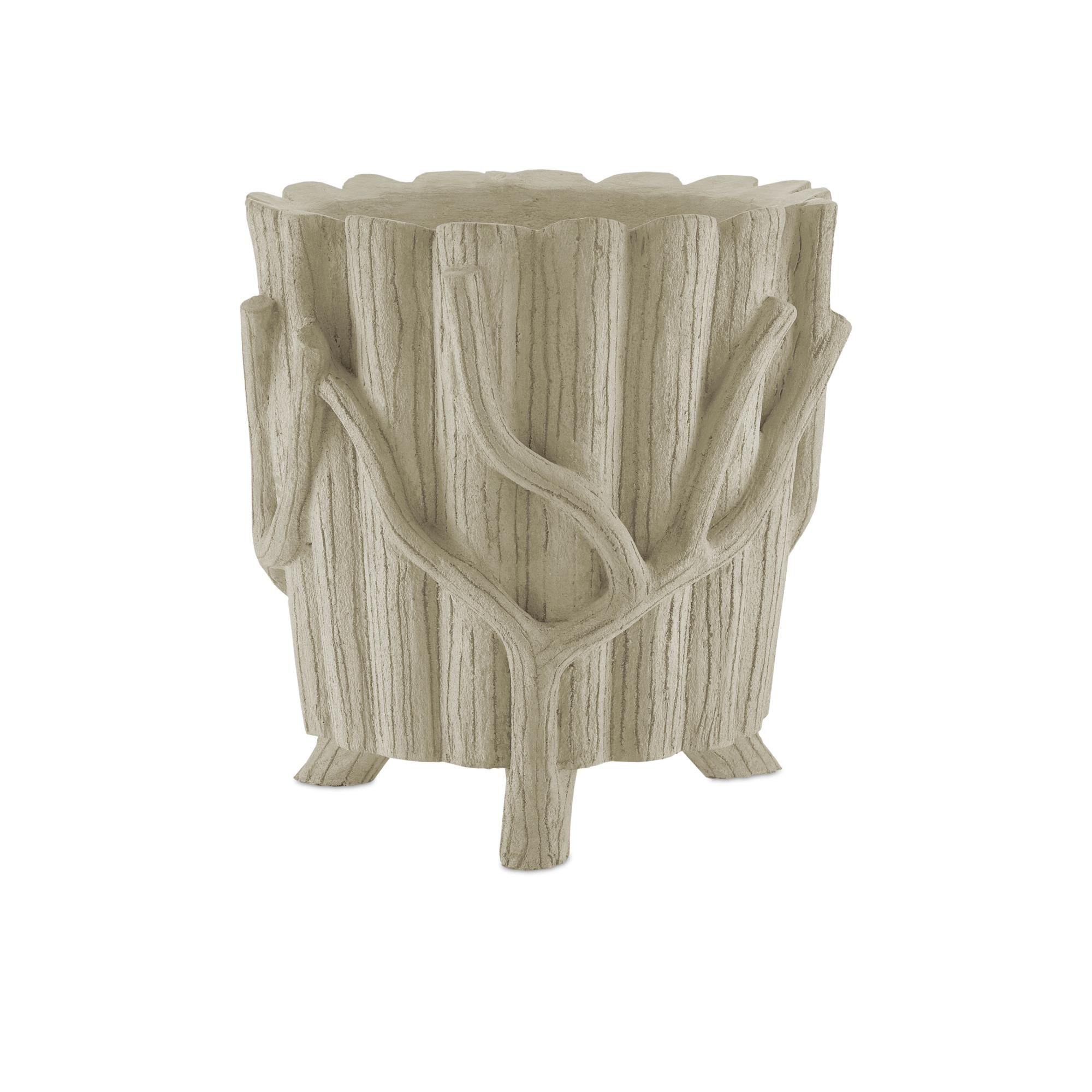 Faux Bois Planter by Currey and Company
