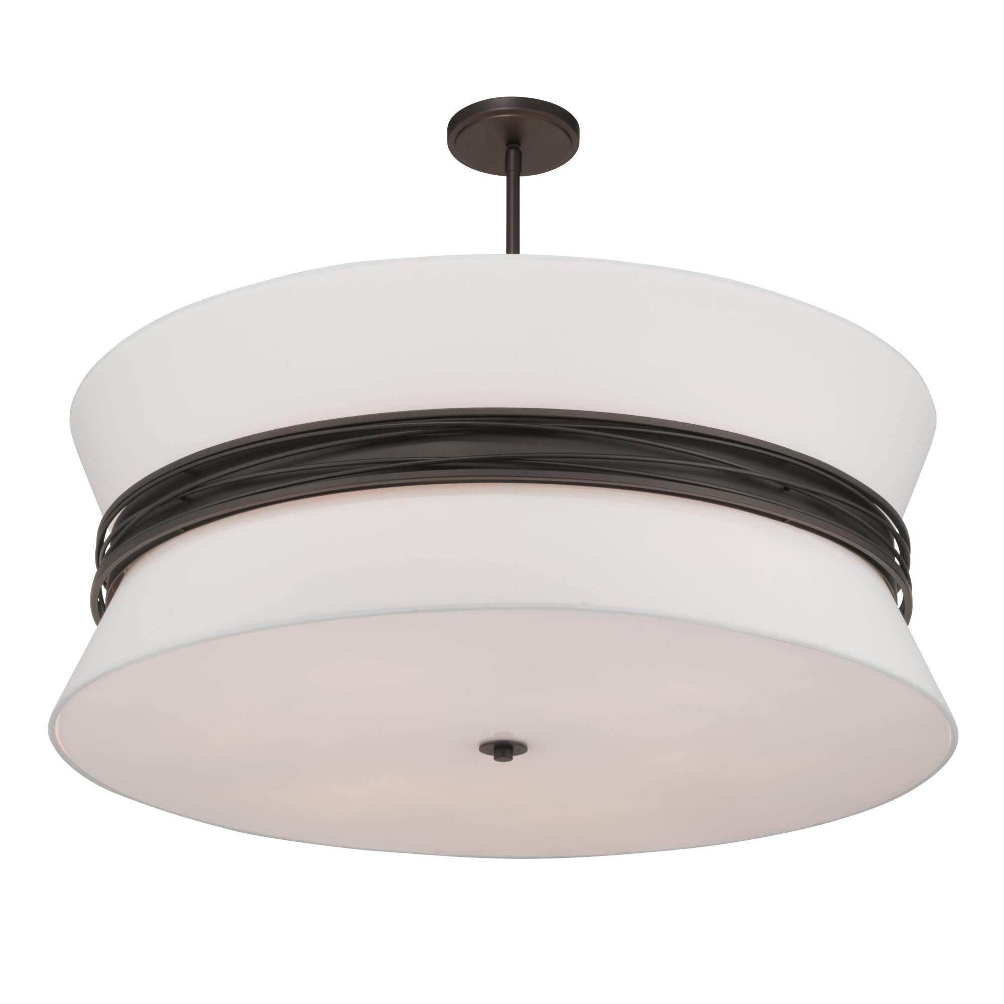 Shown in Dark Bronze finish and White shade