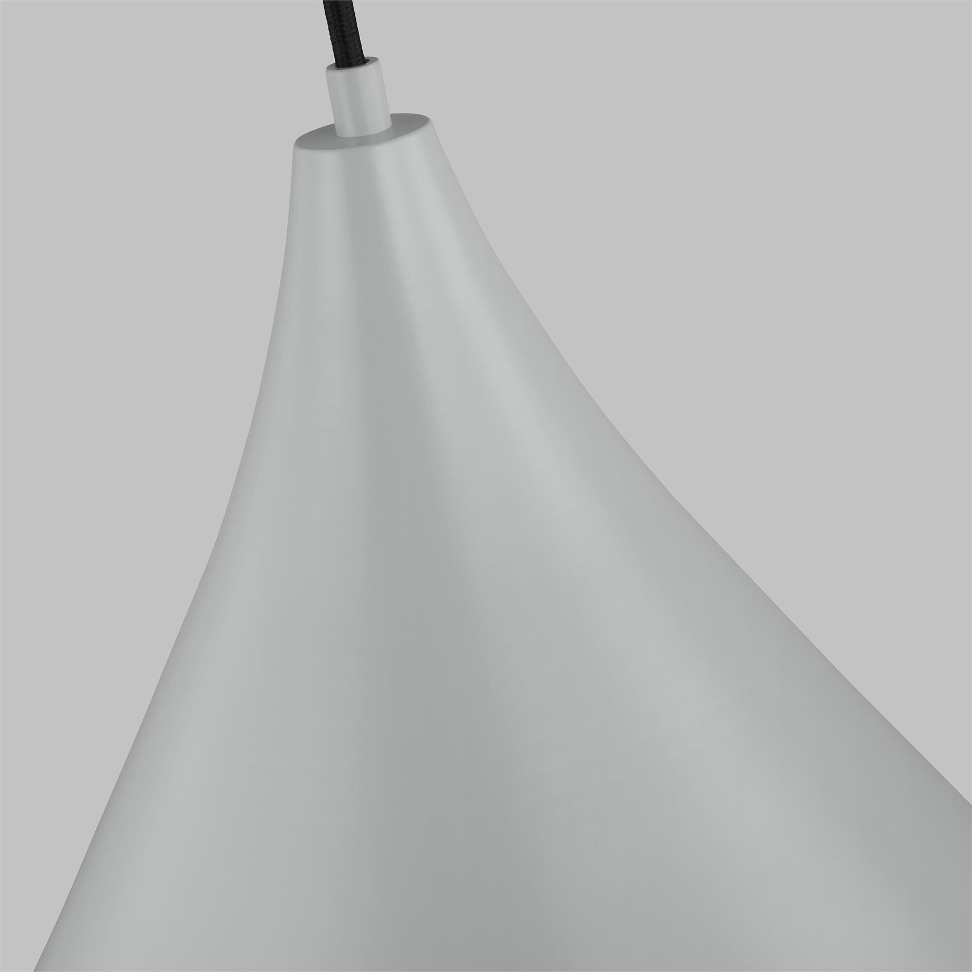 Shown in Matte Grey finish and Matte Grey glass and Matte Grey Steel shade