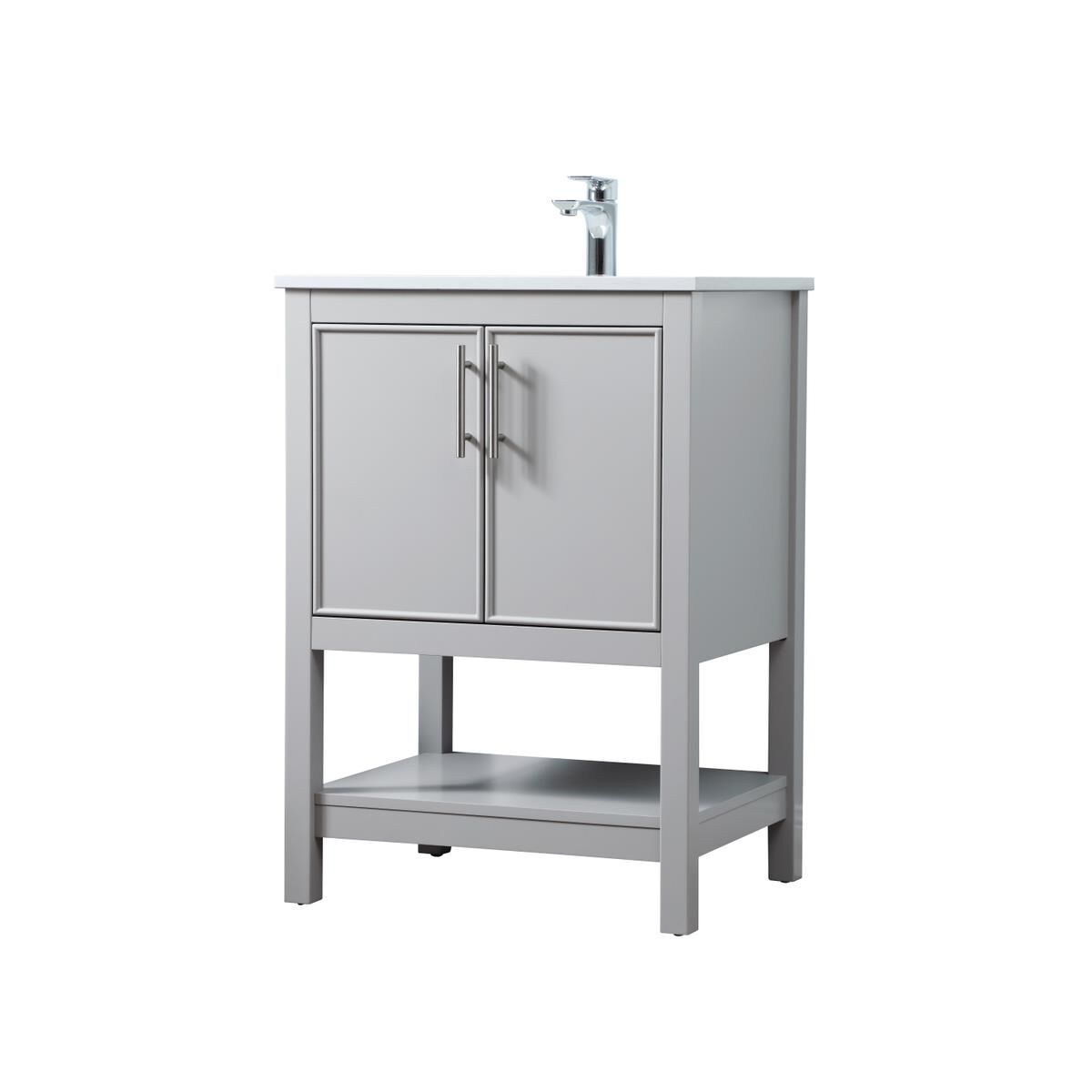 Shown in Grey finish