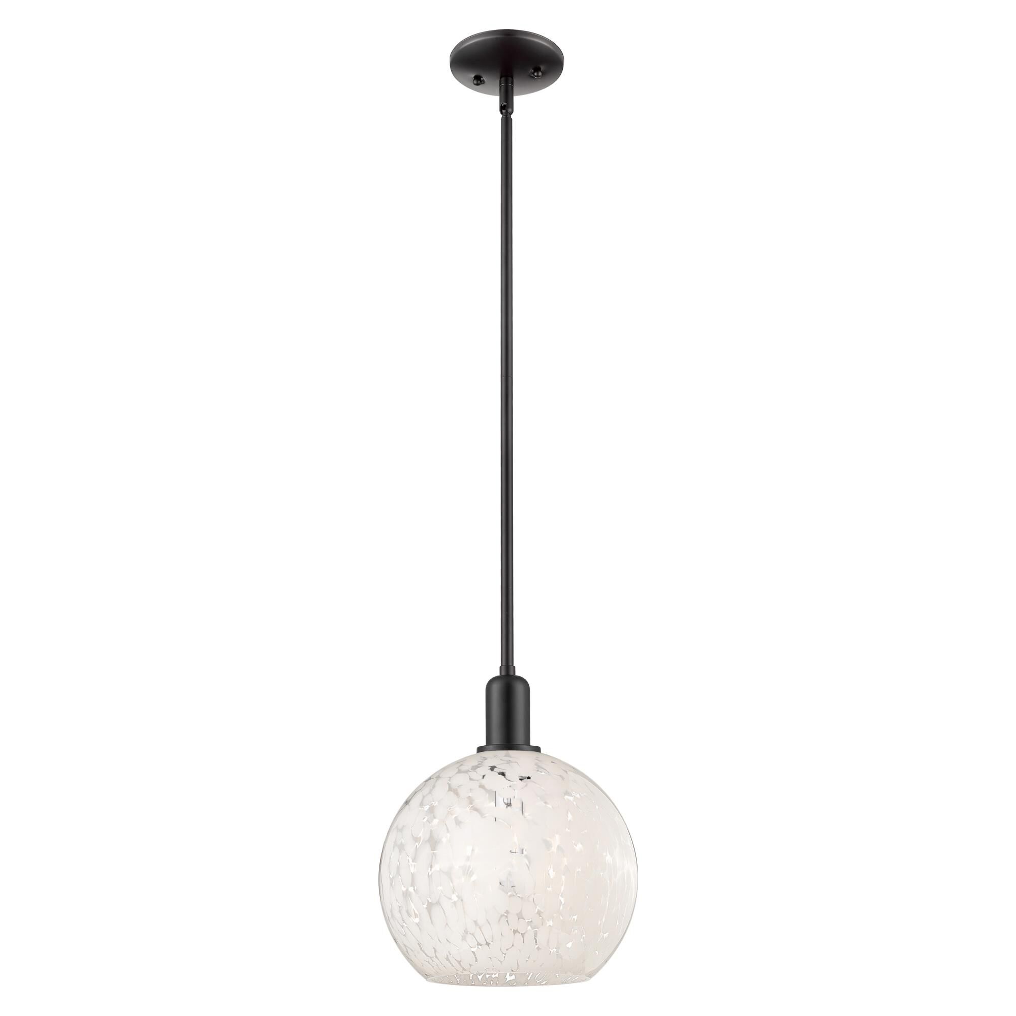Bruno Marashlian White Mouchette 10 Inch Mini Pendant by Innovations Lighting